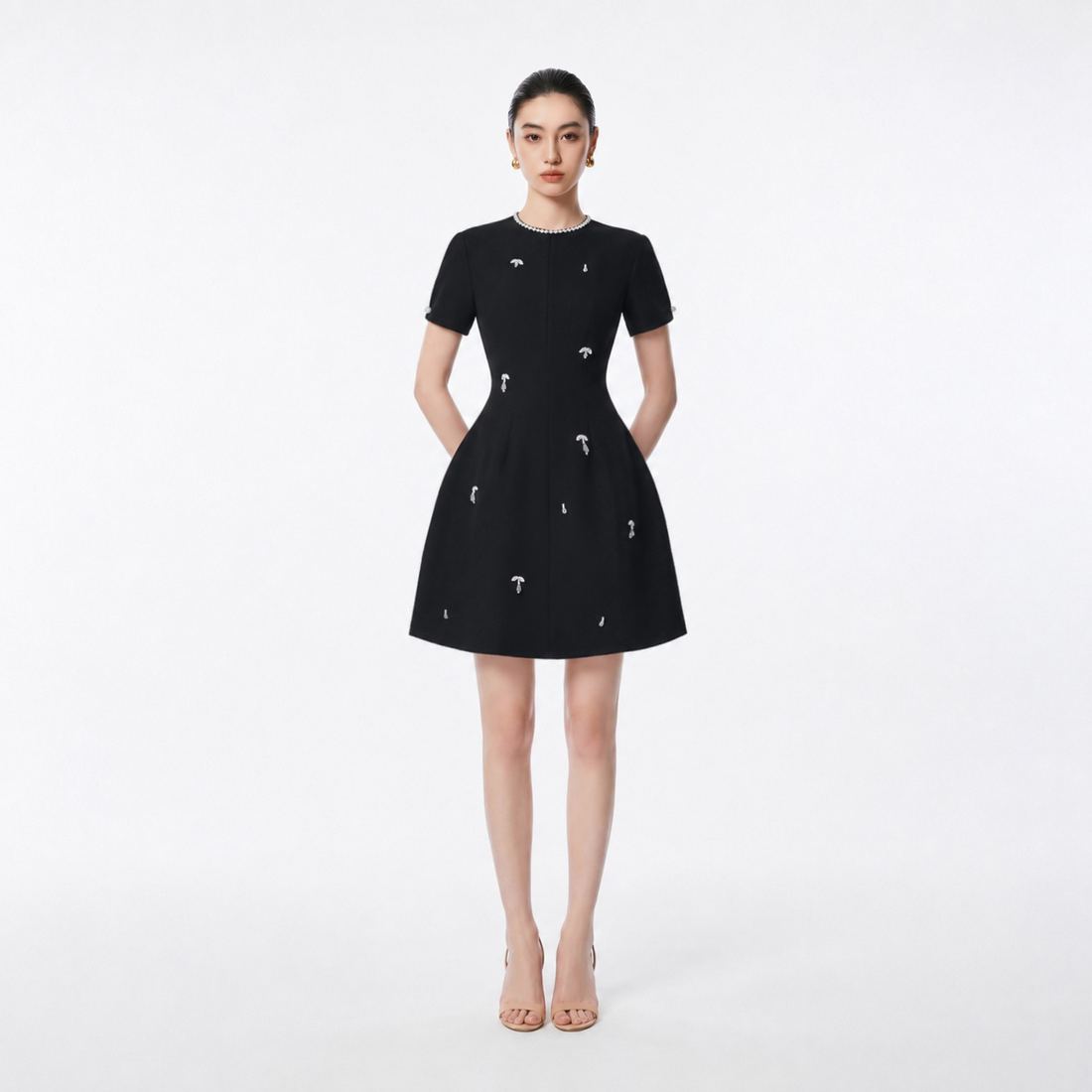 BLACK JASMI DRESS - 1