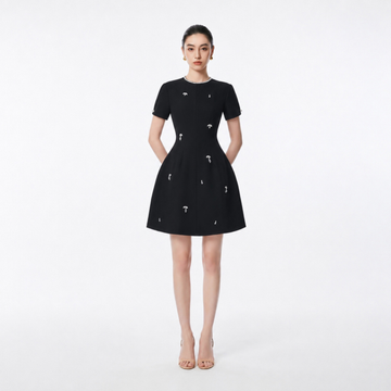 BLACK JASMI DRESS - 1