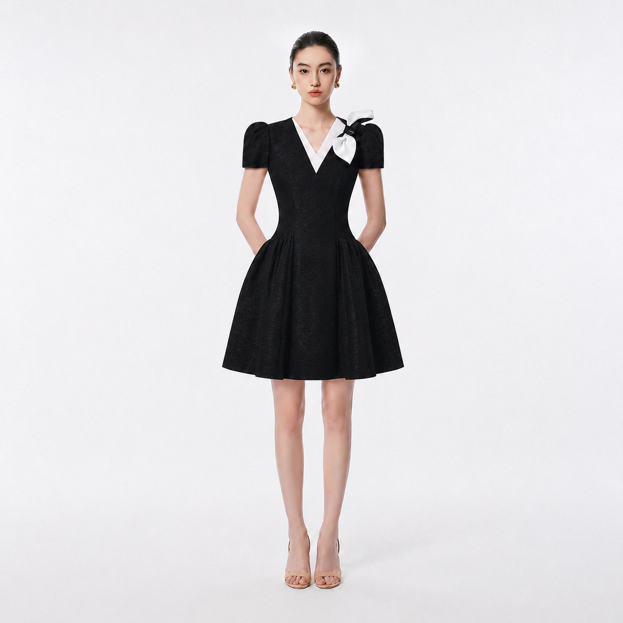 BLACK KATY DRESS - 1