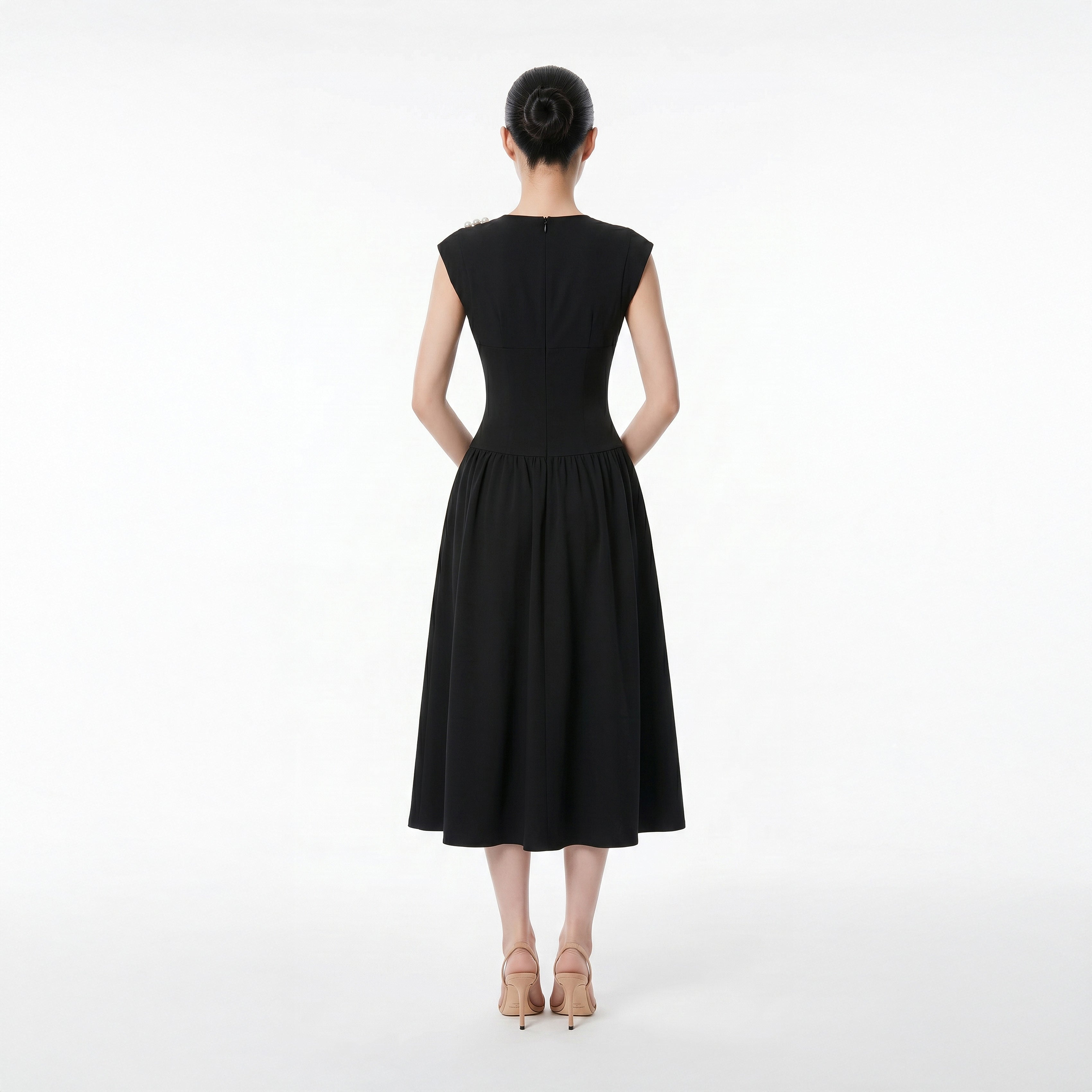 BLACK NILA DRESS - 2