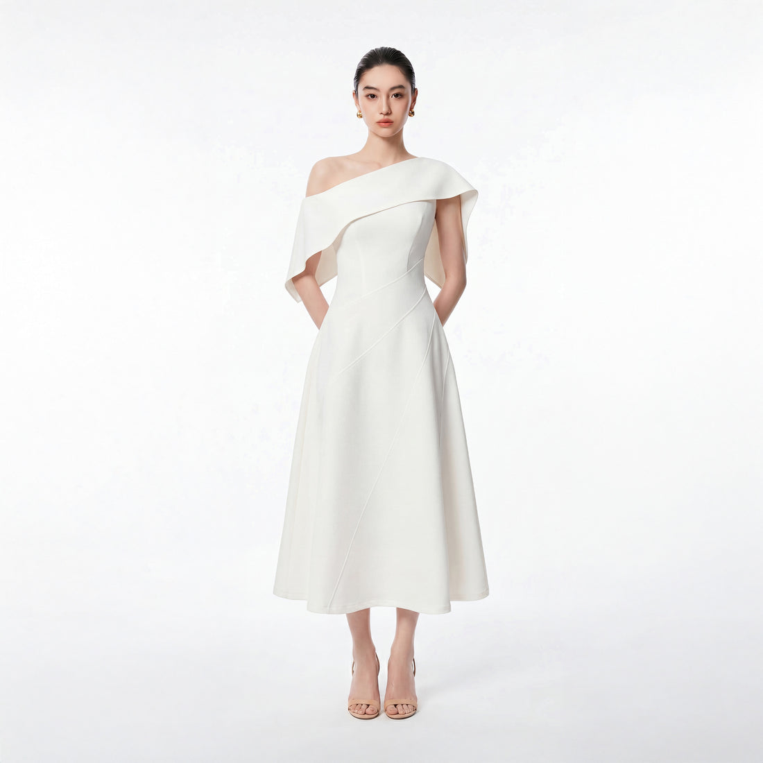 WHITE ESTHER DRESS - 1