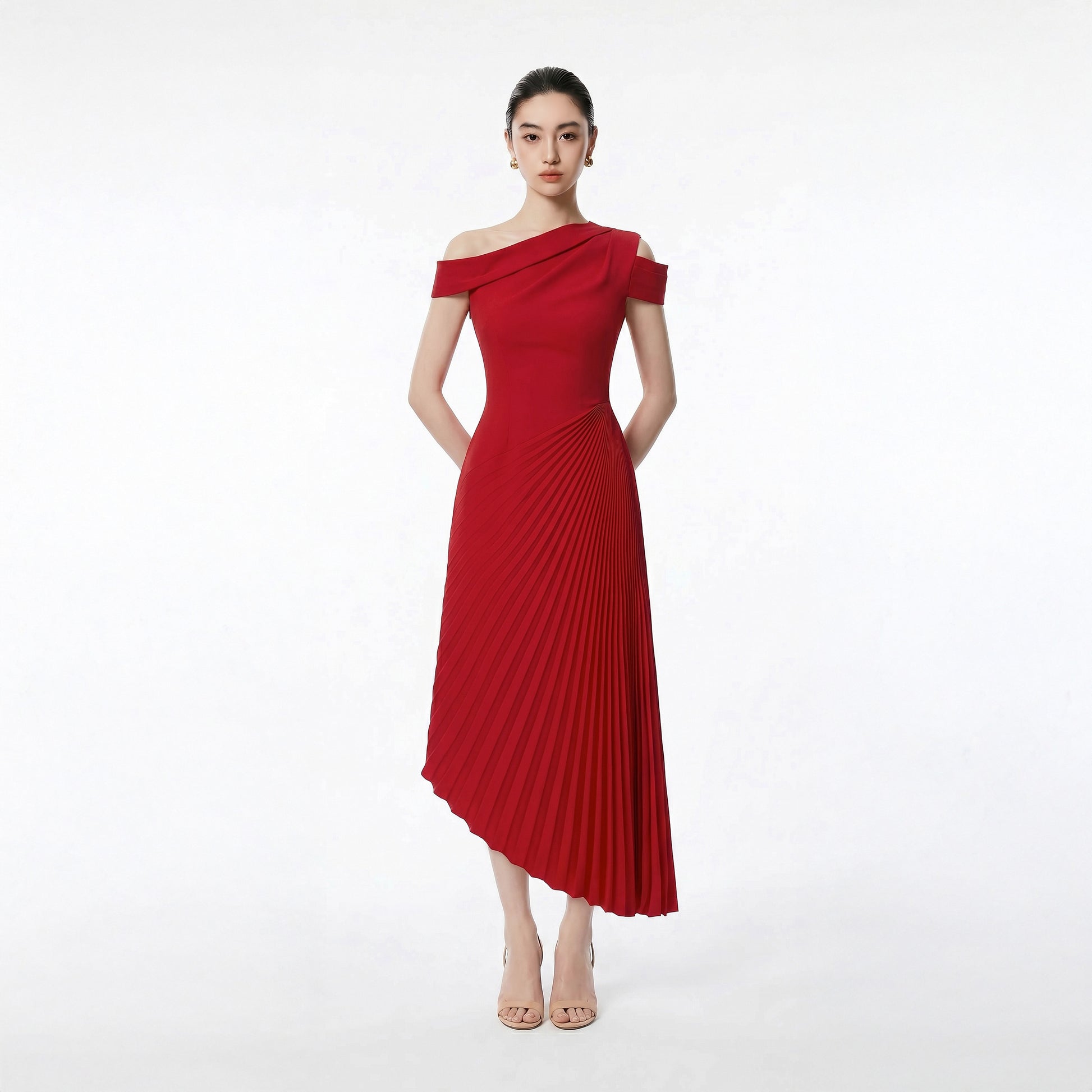 RED NELLY DRESS - 1
