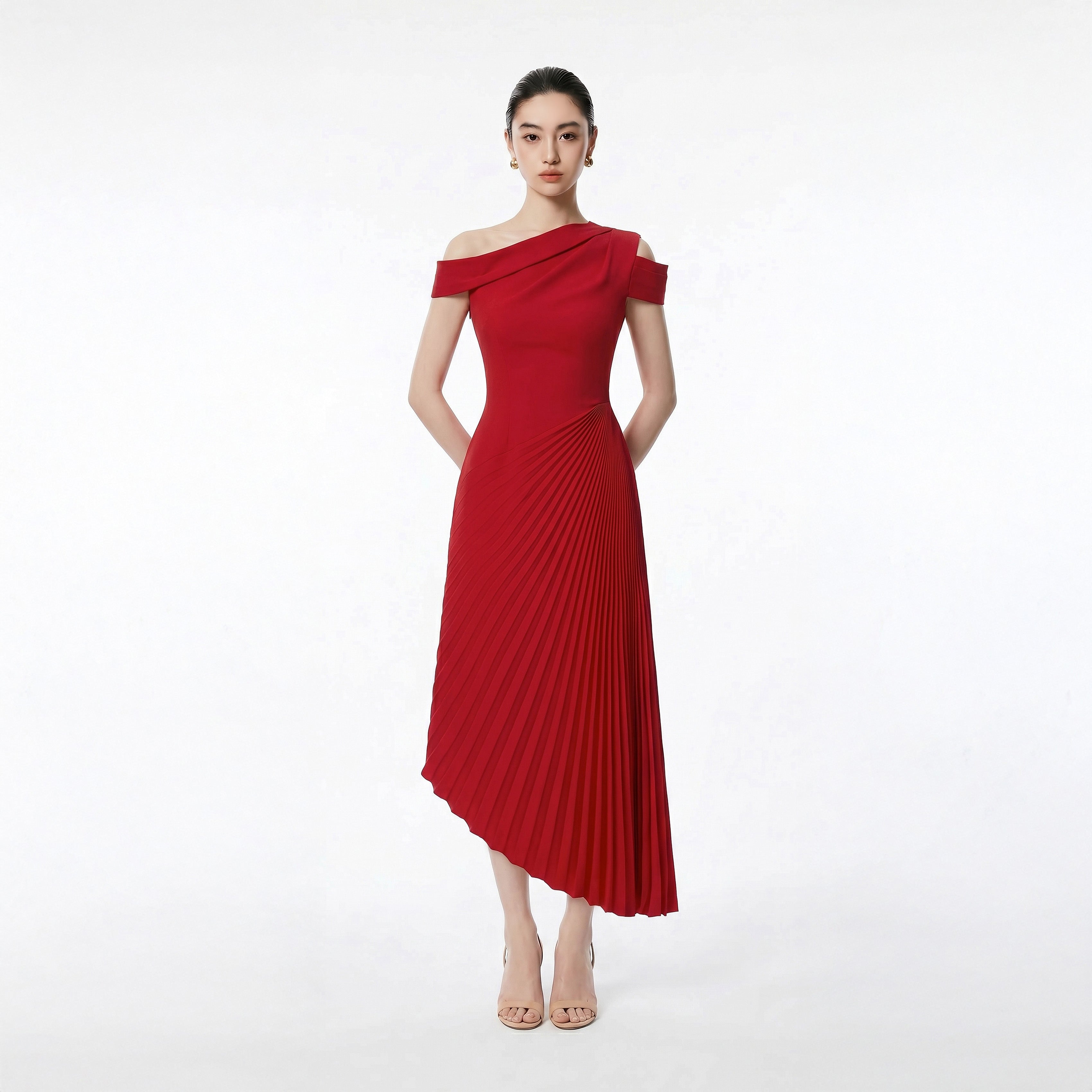 RED NELLY DRESS - 1