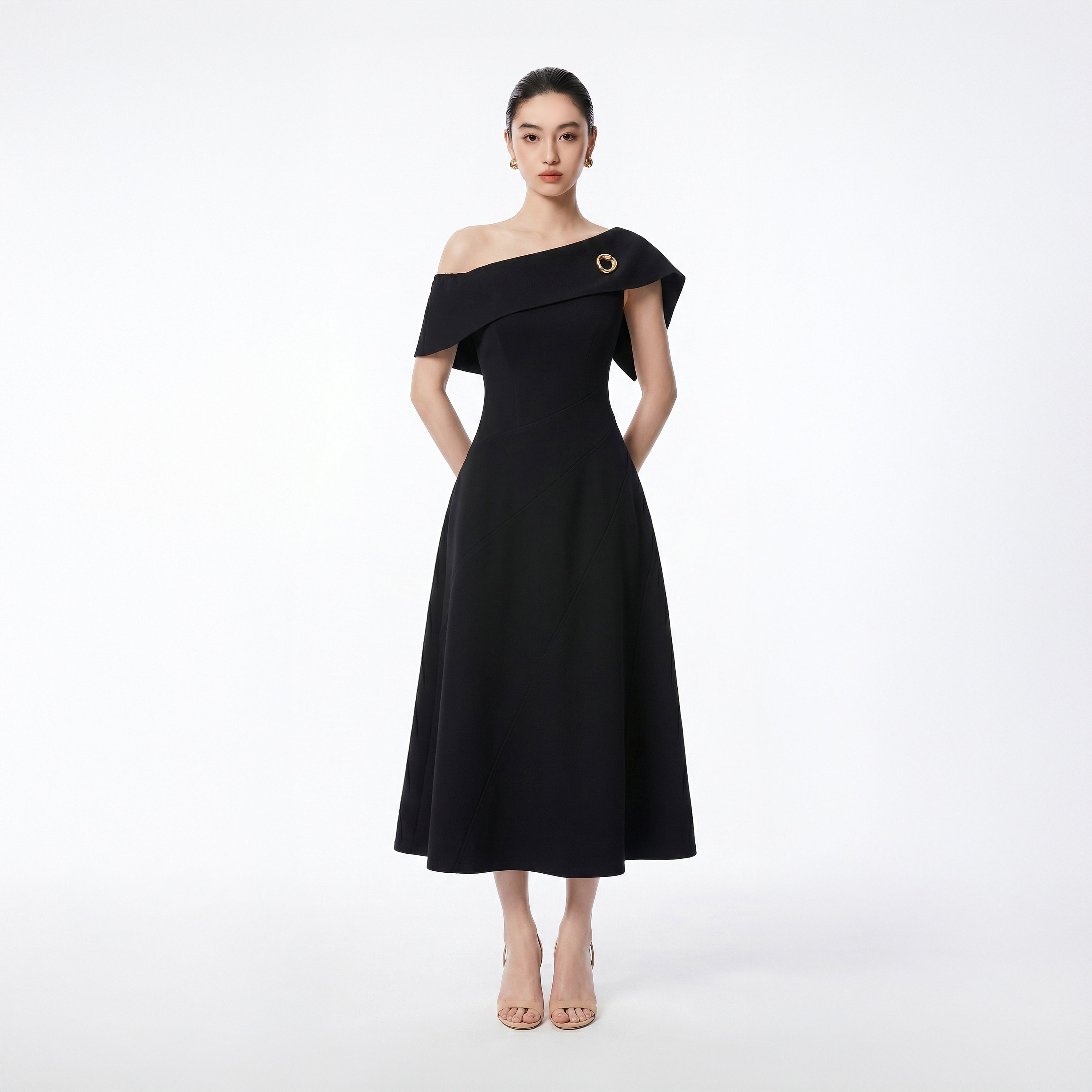 BLACK ESTHER DRESS - 1