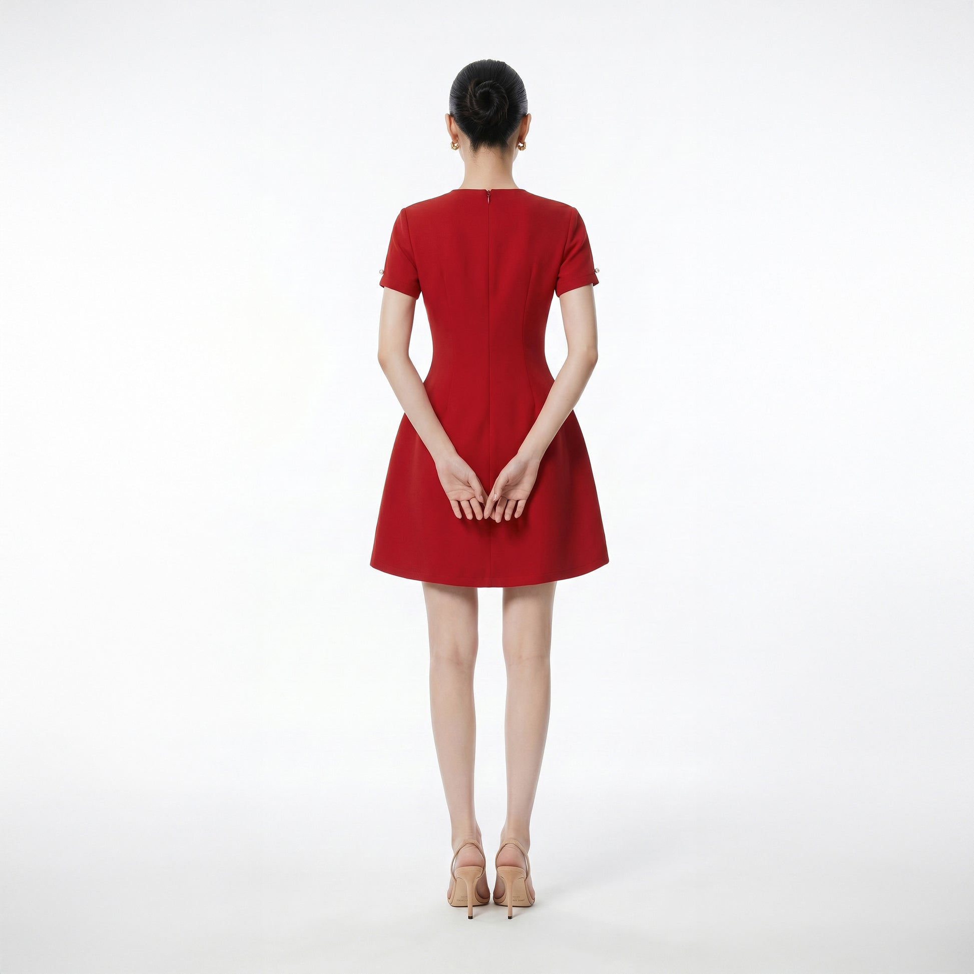 RED JASMI DRESS - 3