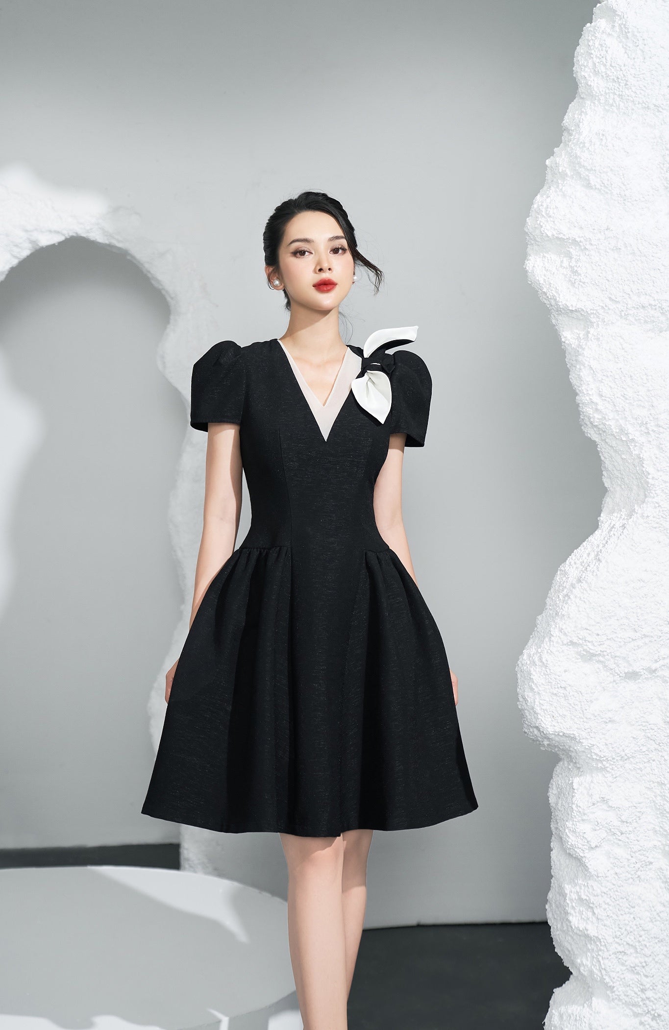 BLACK KATY DRESS - 3