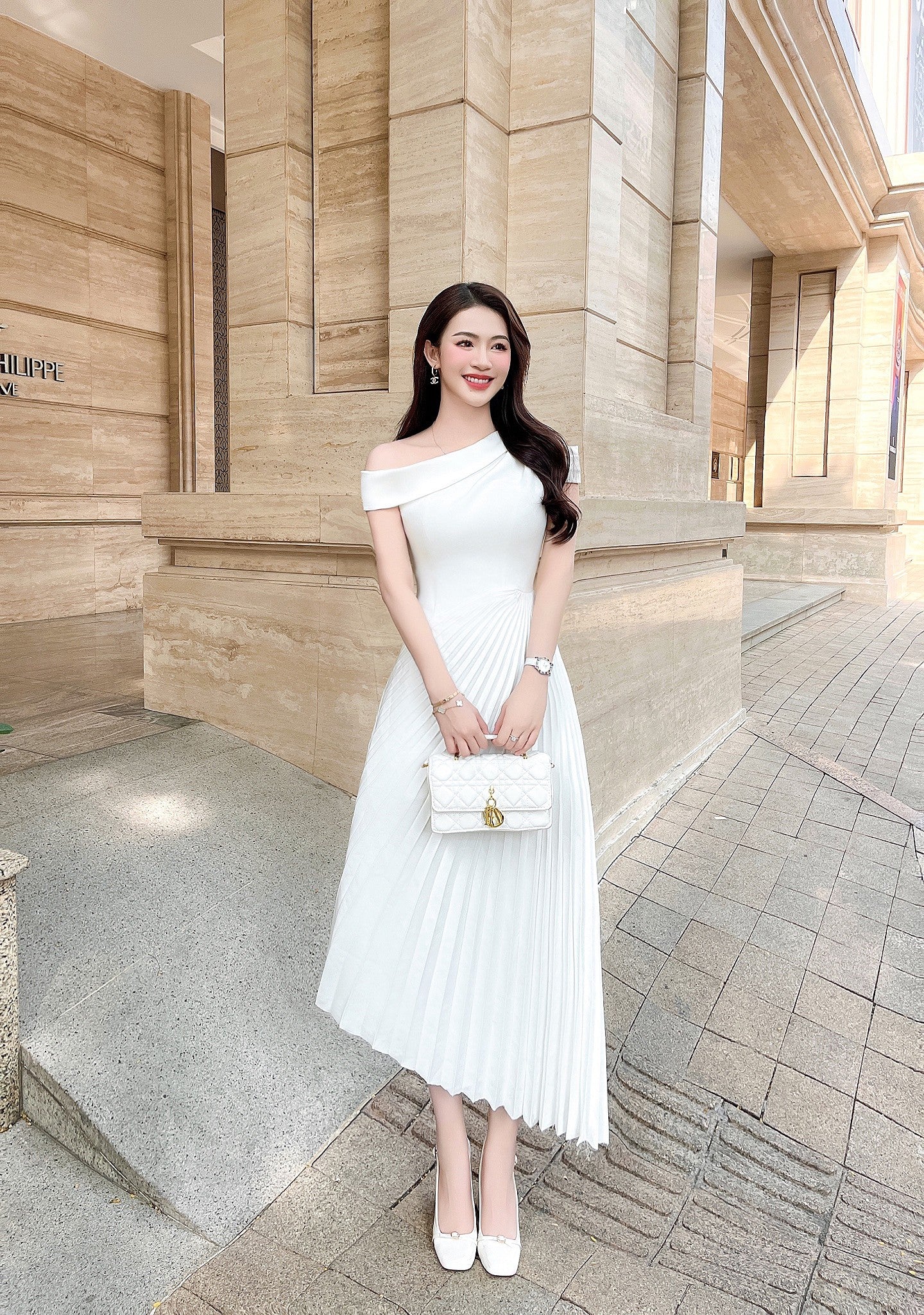 WHITE NELLY DRESS - 4