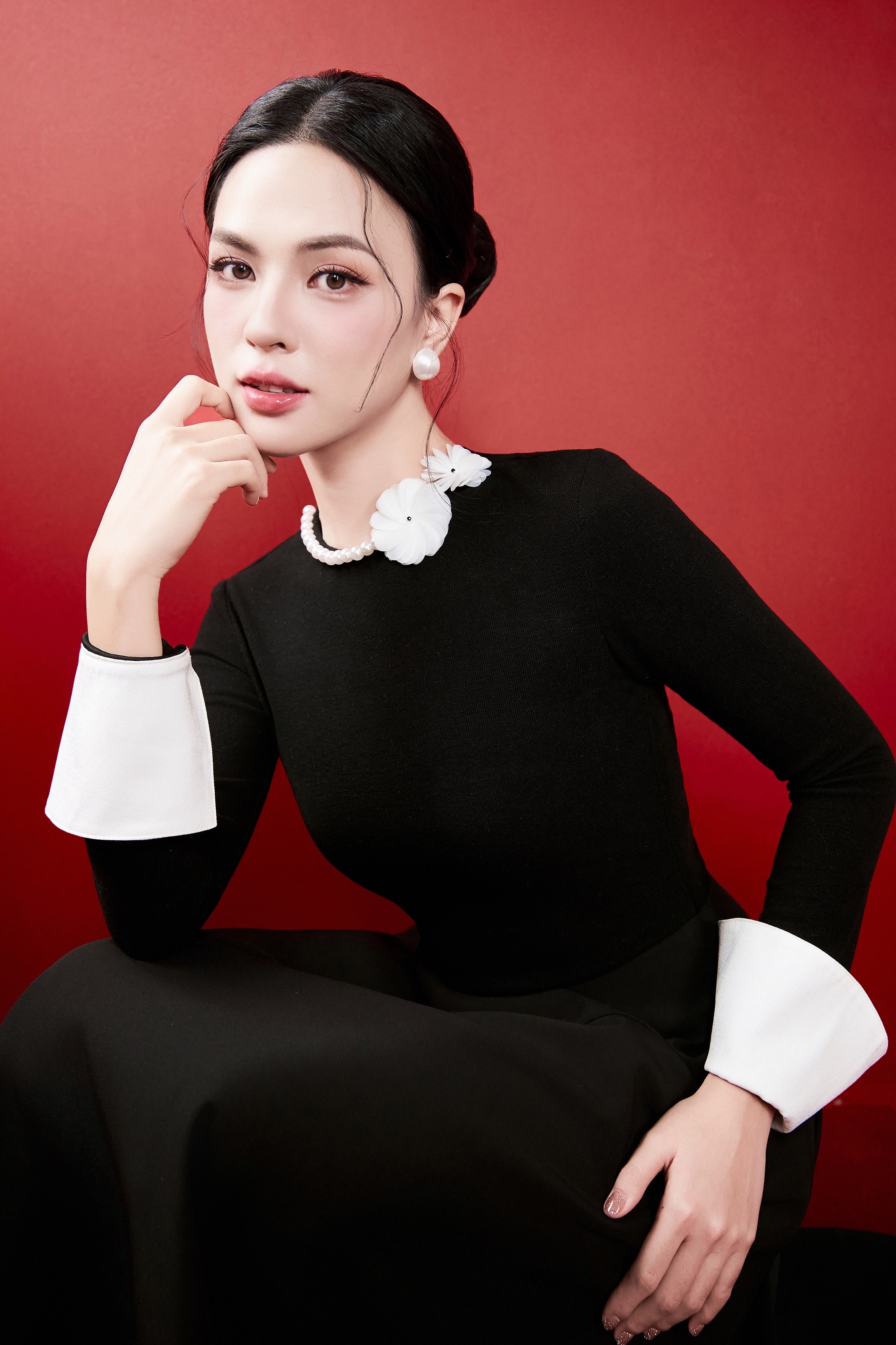 BLACK CLEO TOP - 9
