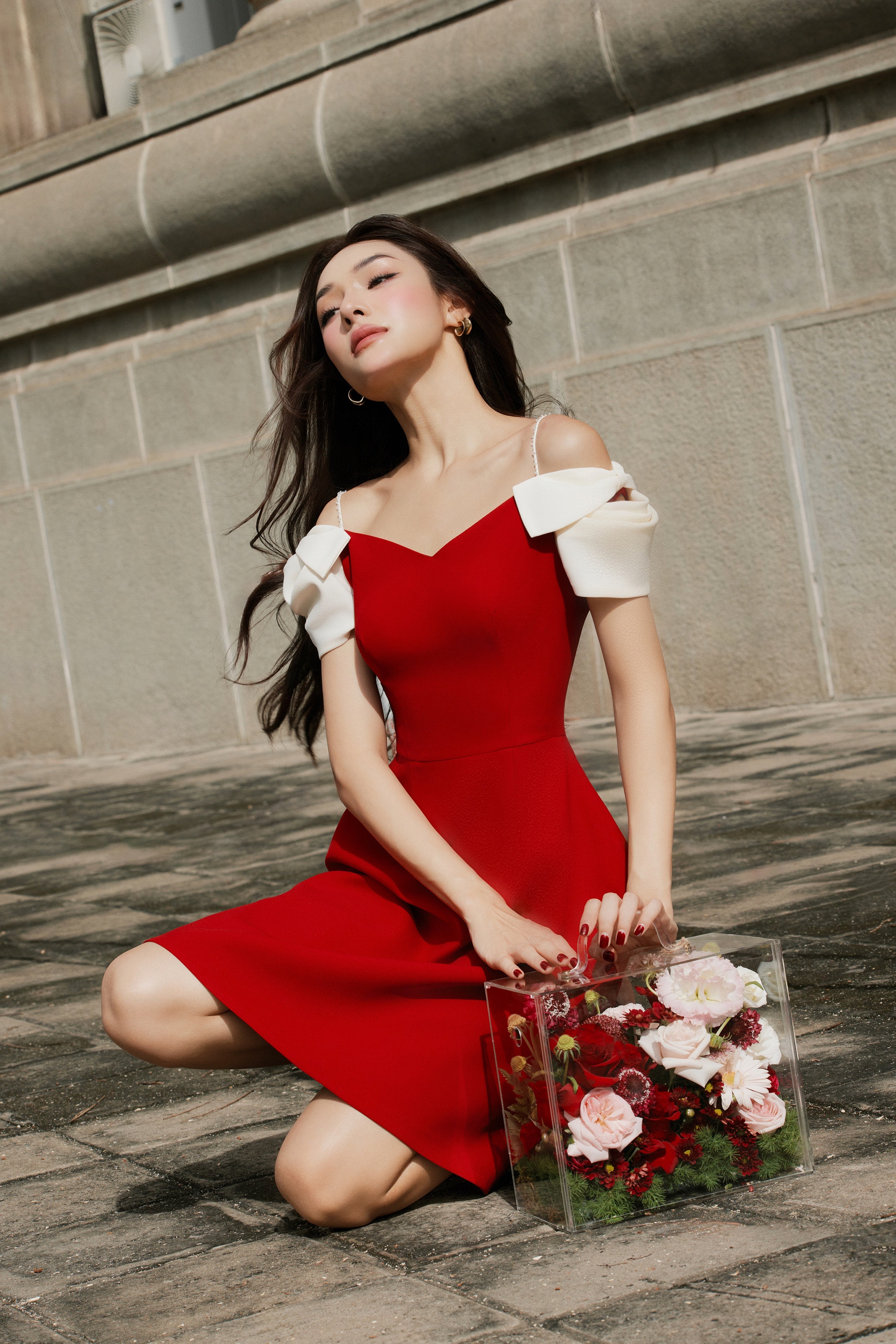 RED ABBY DRESS - 6