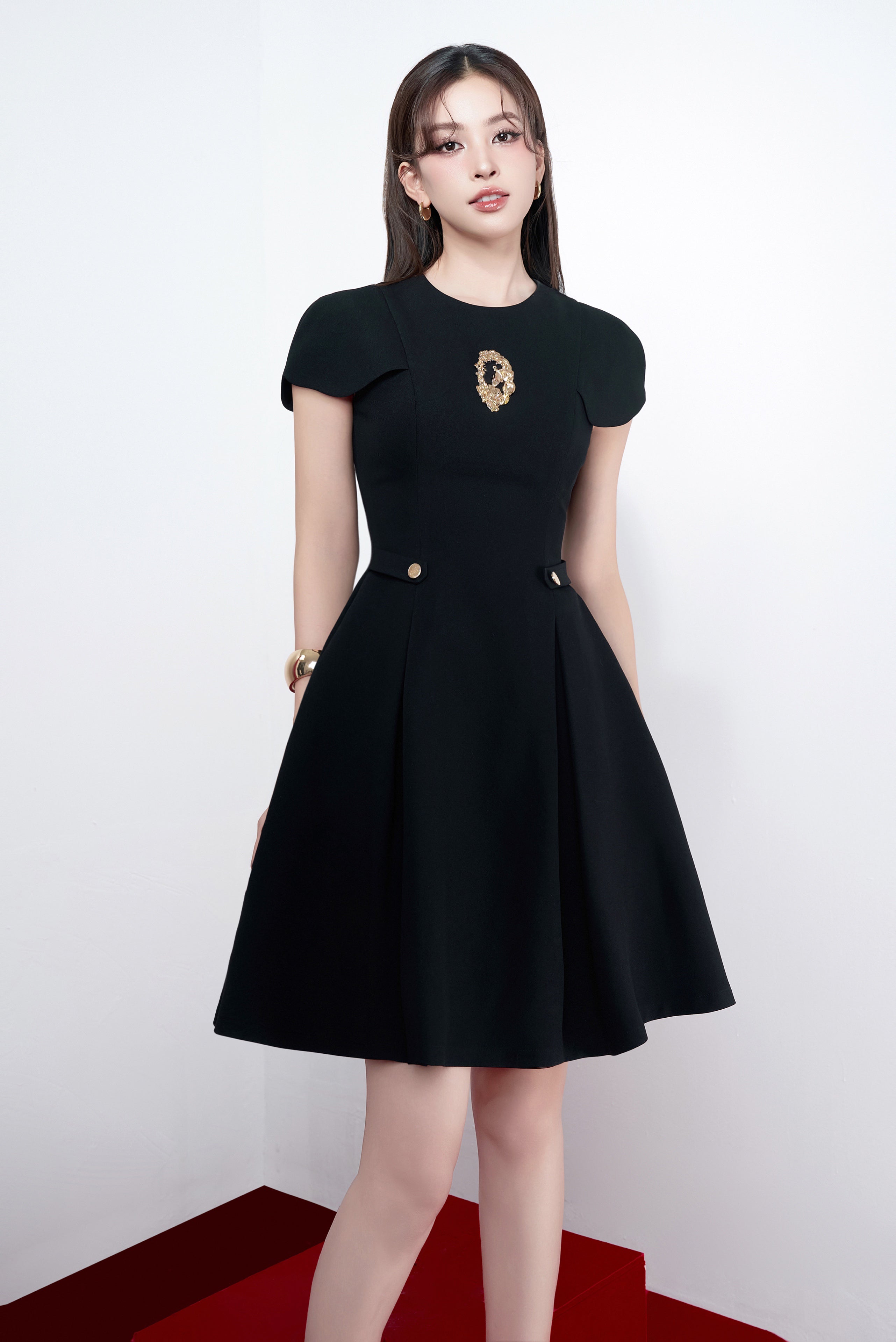 Black Jackie Dress - 7