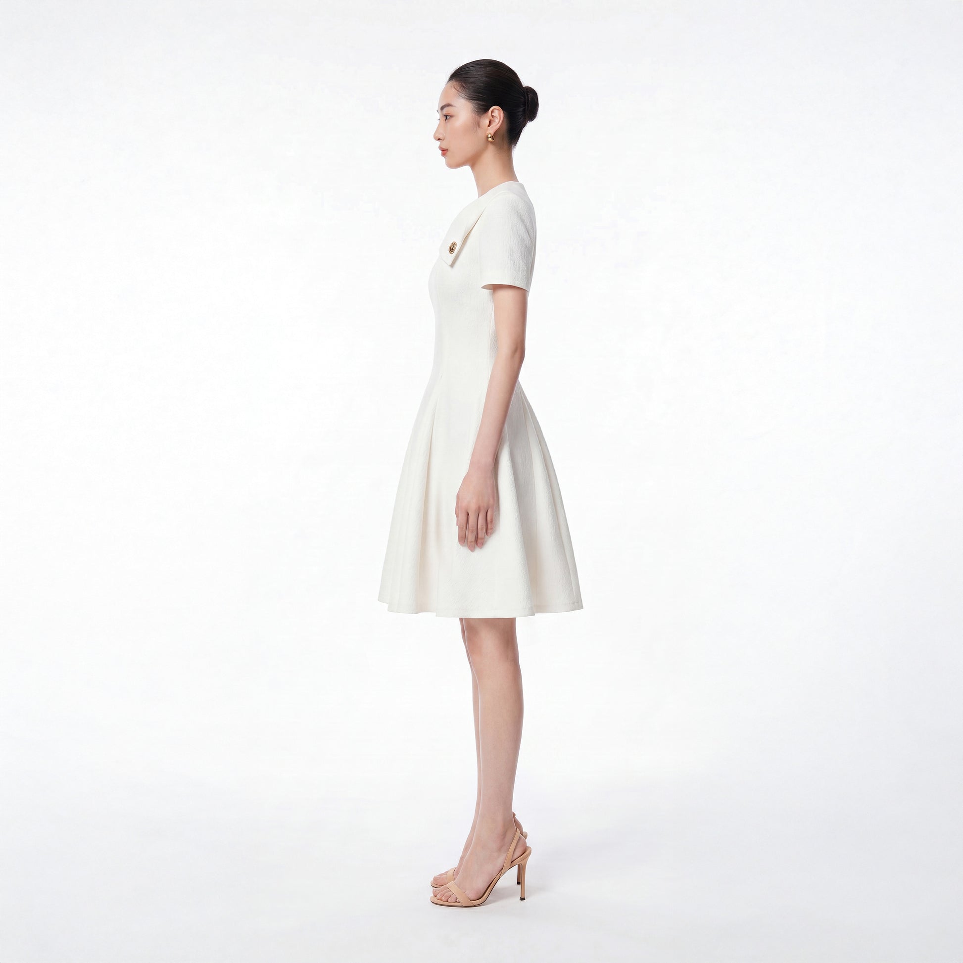 WHITE ALVA DRESS - 2