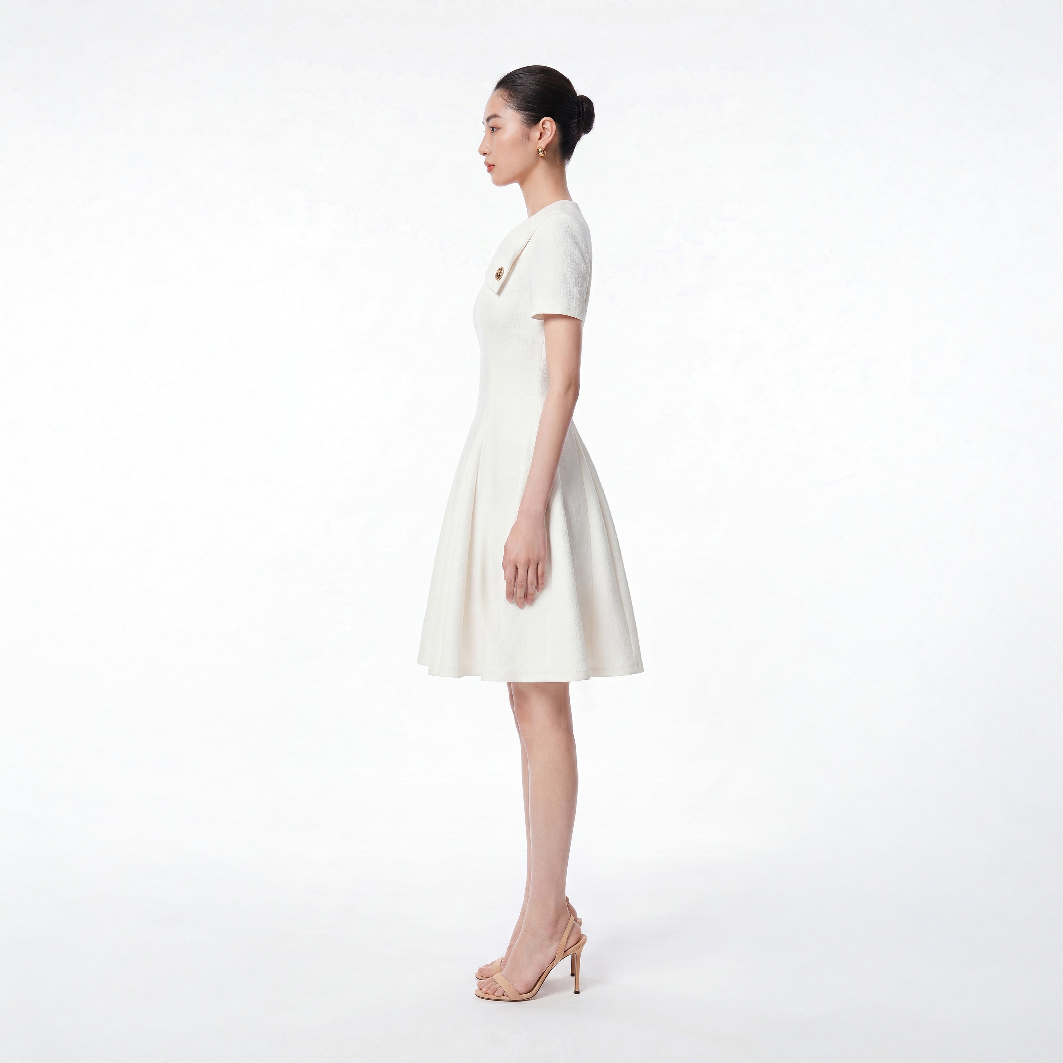 WHITE ALVA DRESS - 2