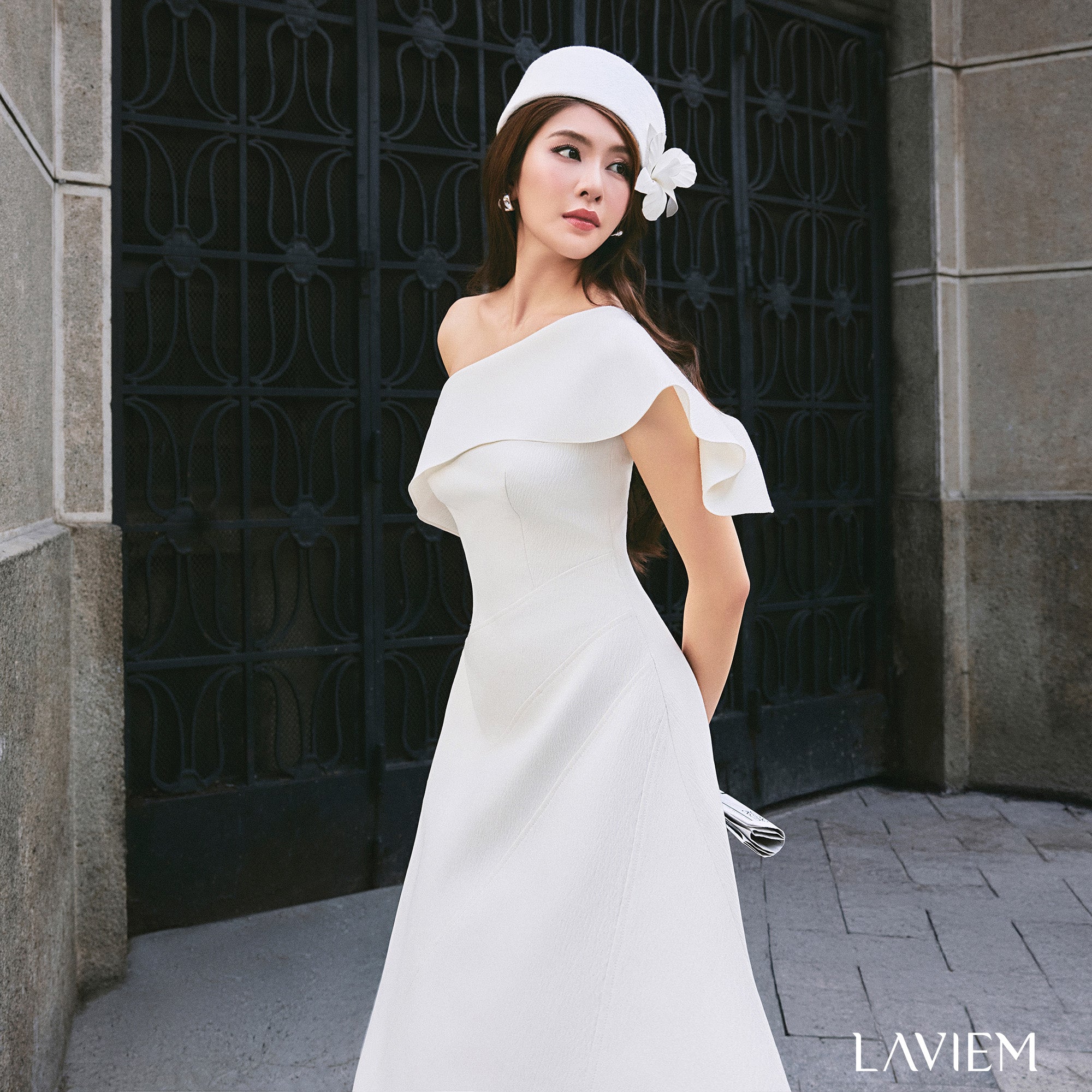 WHITE ESTHER DRESS - 6
