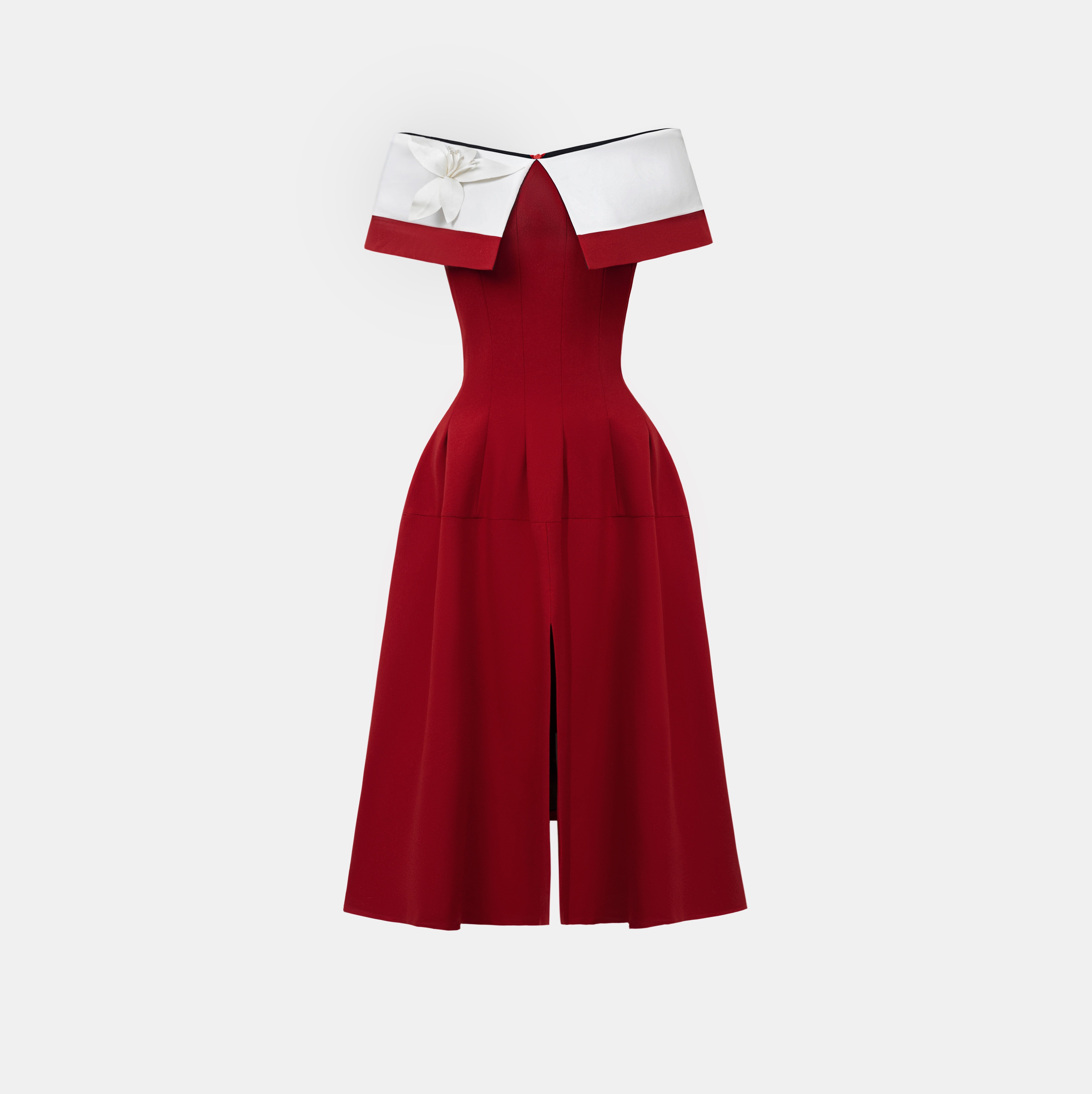 RED TESSA DRESS - 2
