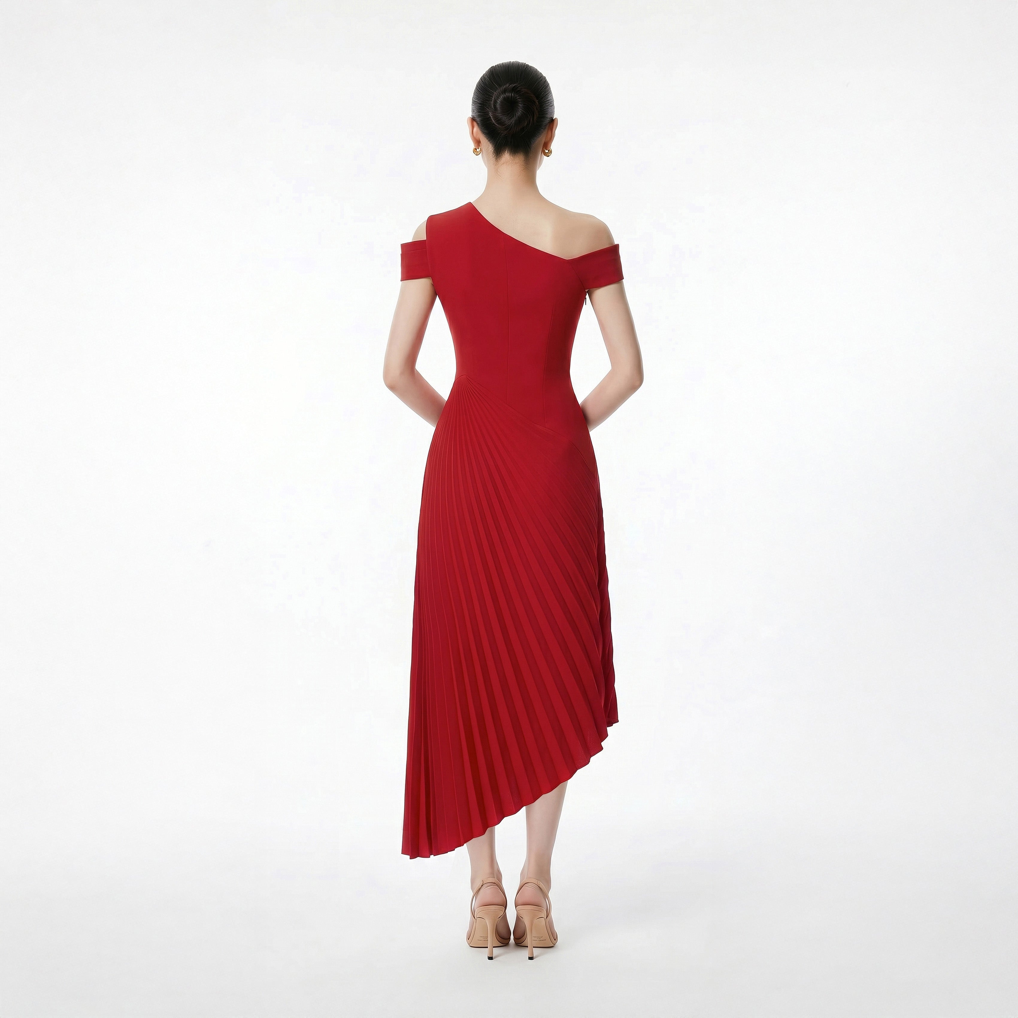 RED NELLY DRESS - 3
