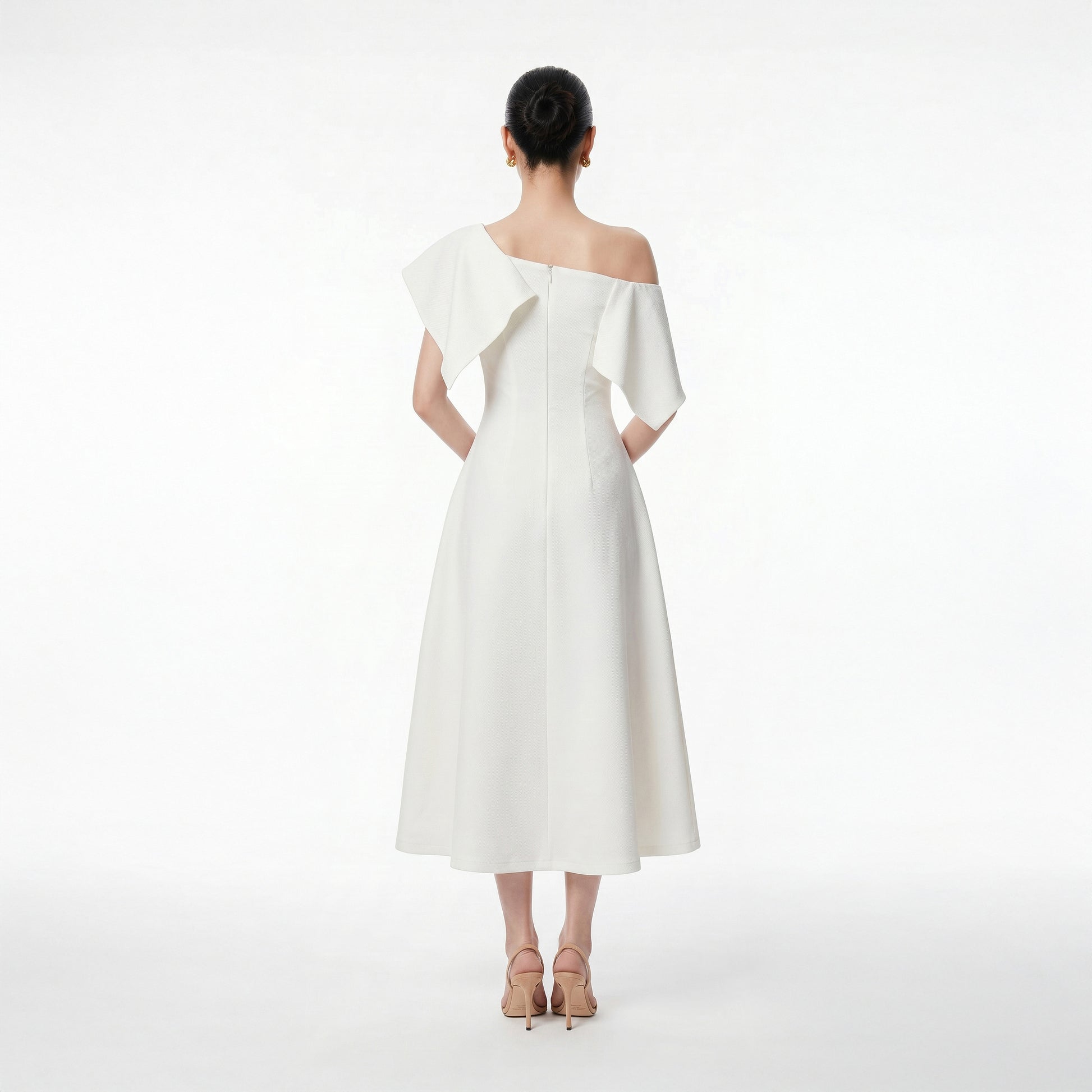 WHITE ESTHER DRESS - 3