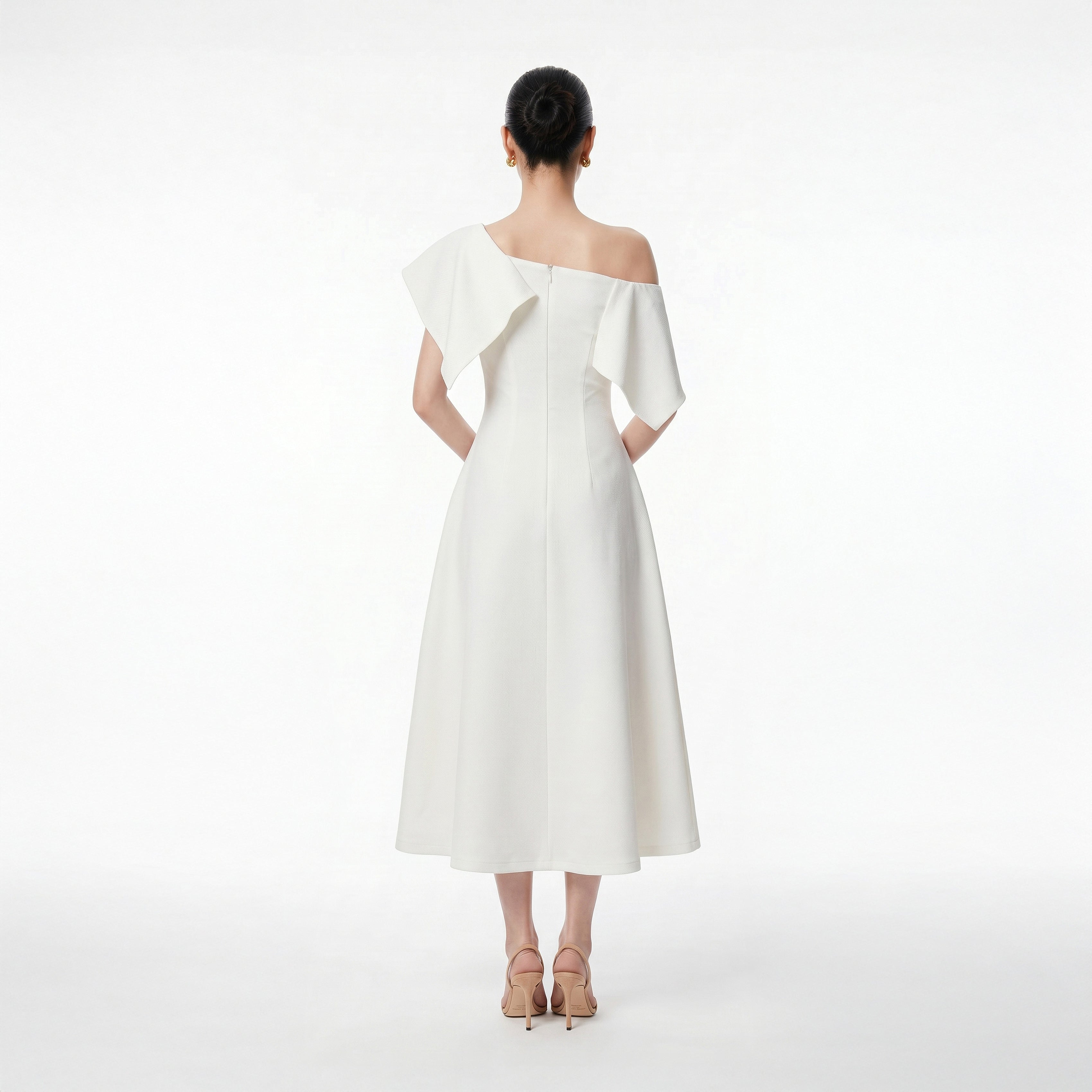 WHITE ESTHER DRESS - 3