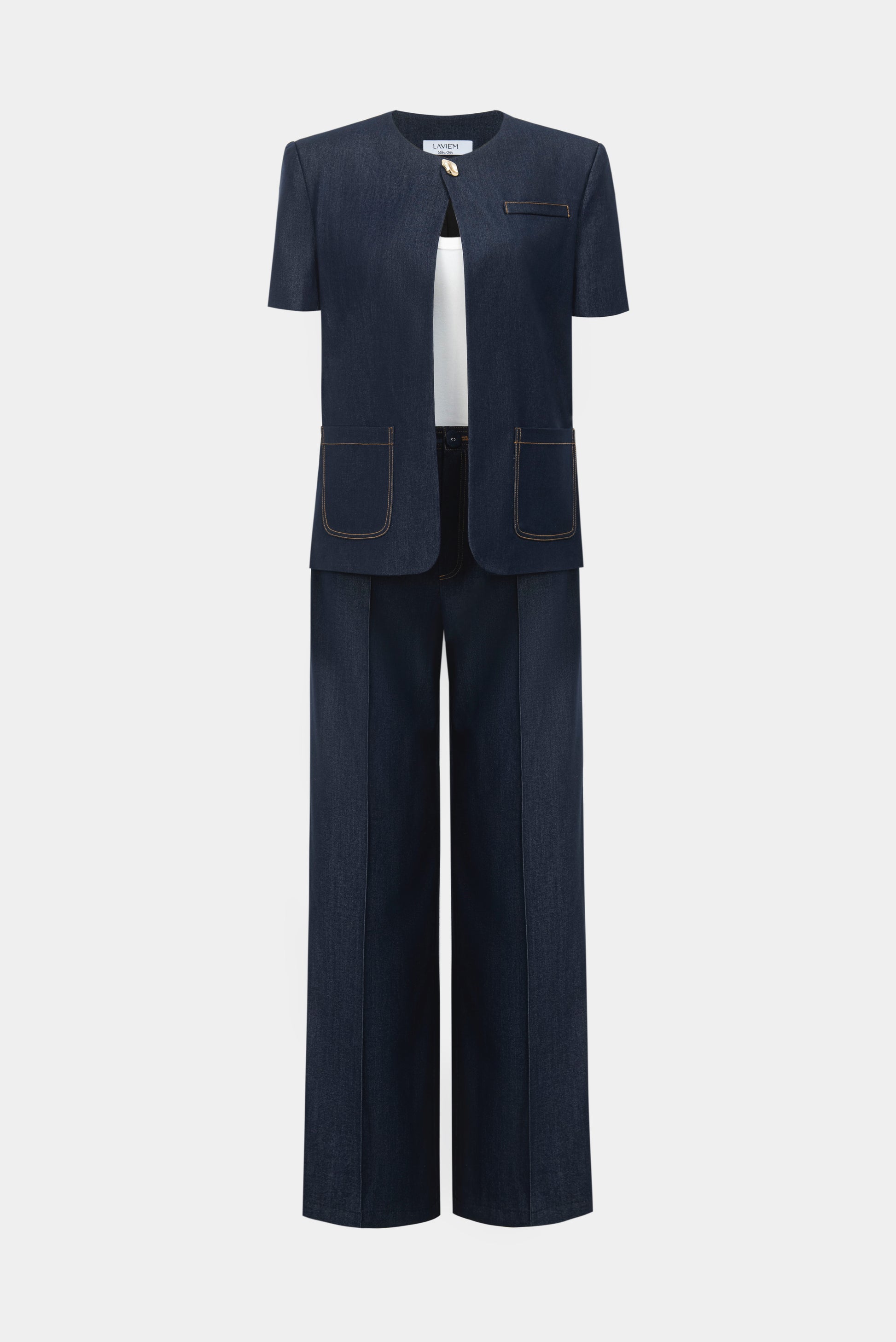 DENIM BLAZER - 4