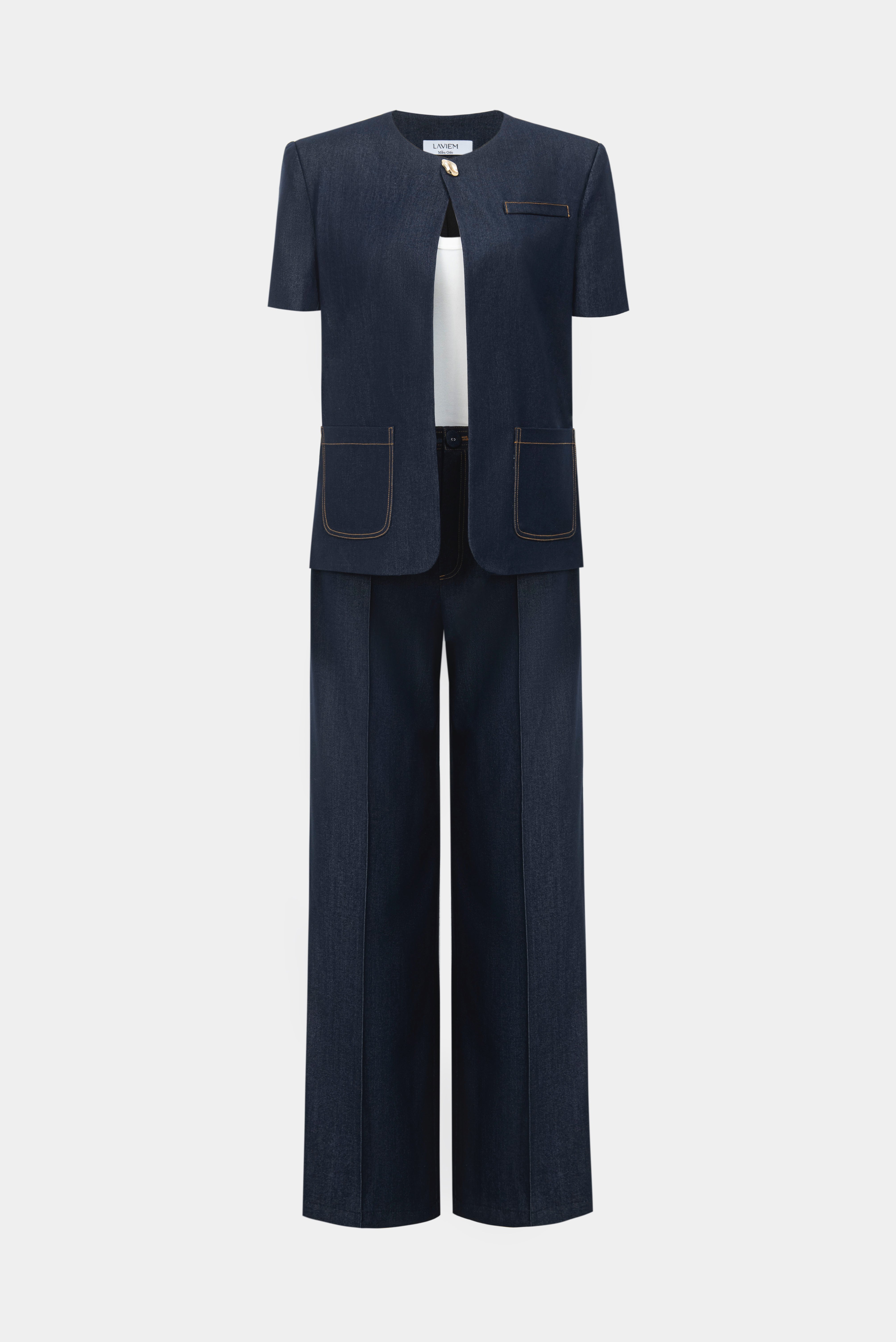 DENIM BLAZER - 4