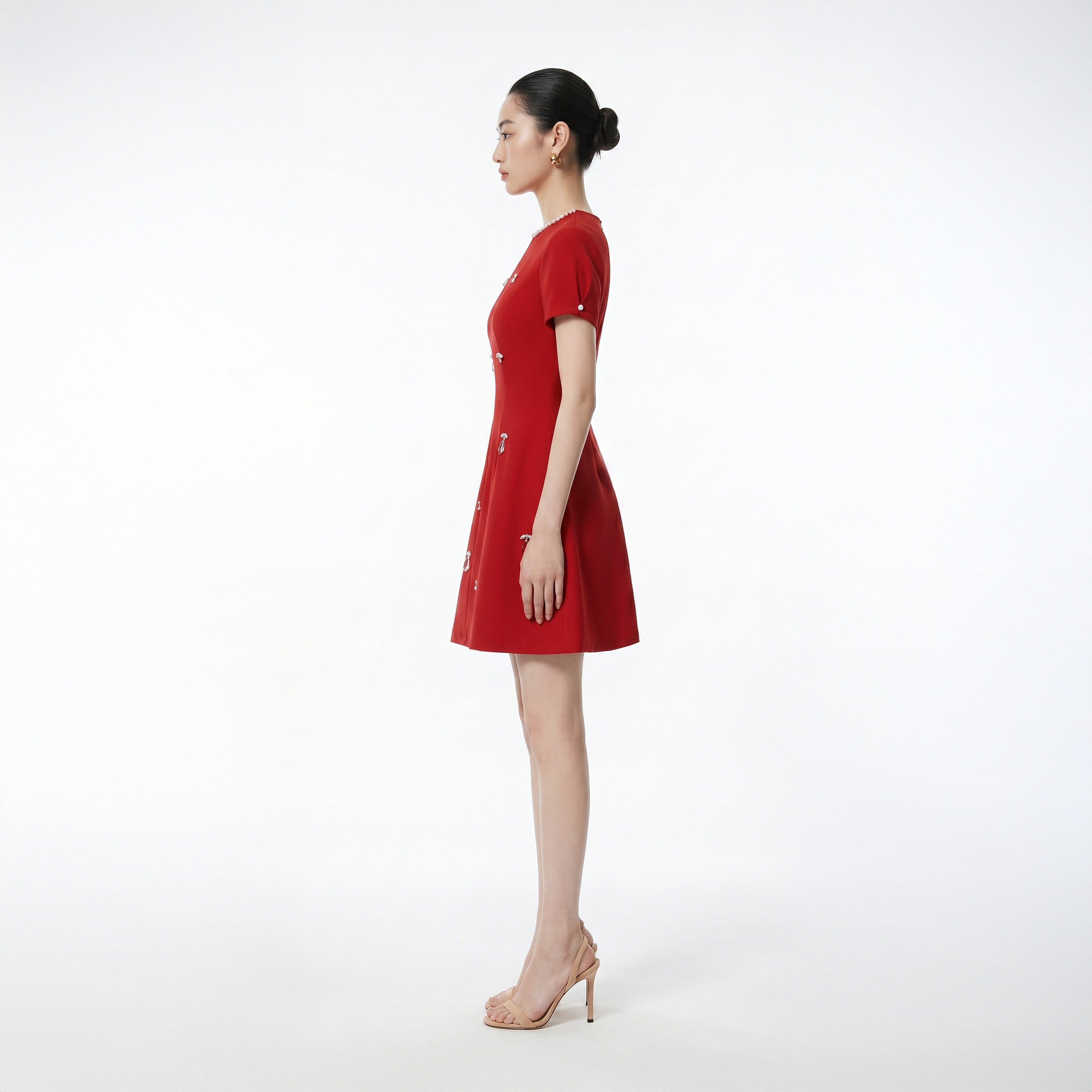 RED JASMI DRESS - 2