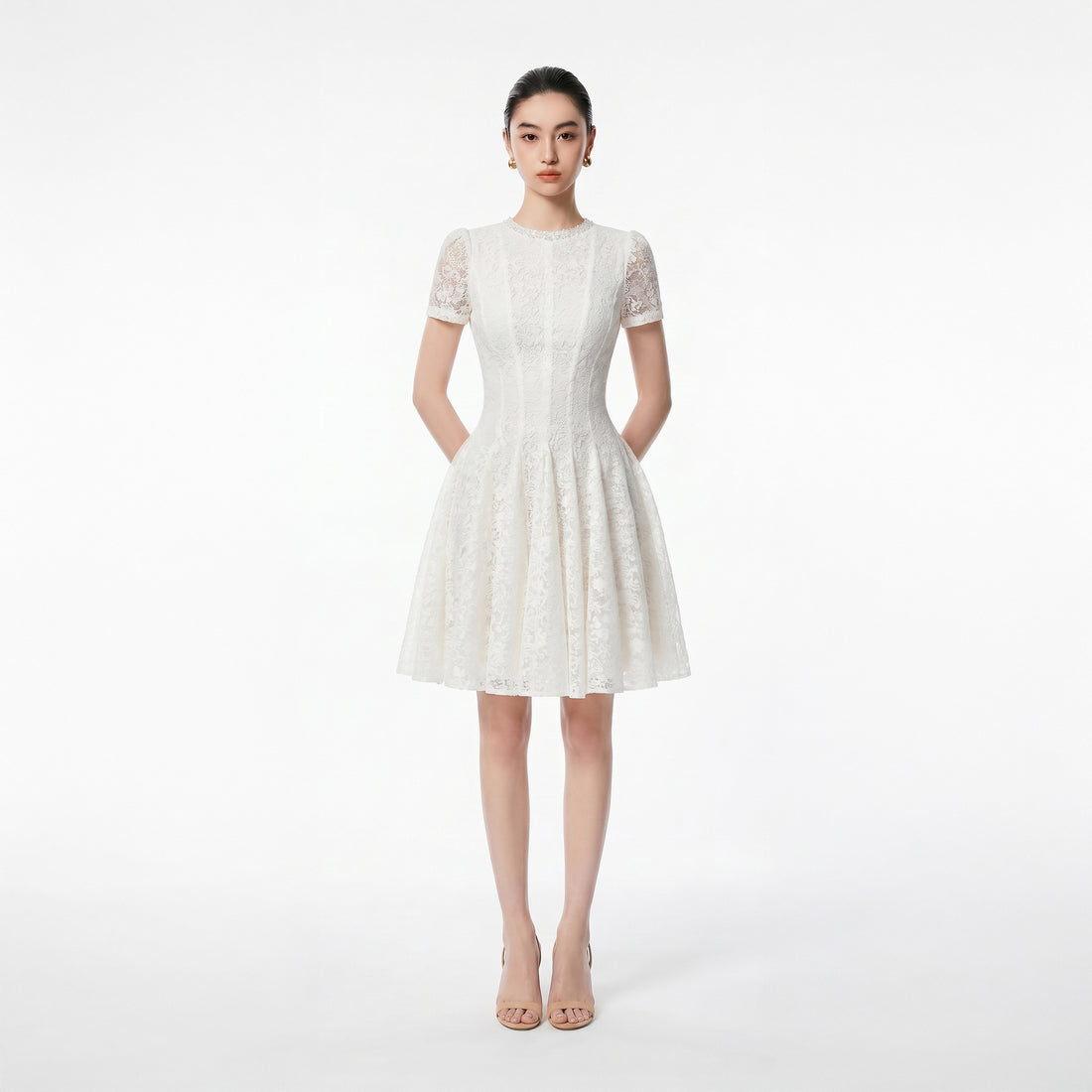 WHITE KAMEN DRESS - 1