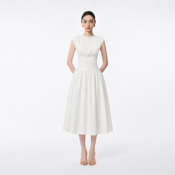 WHITE NILA DRESS - 1