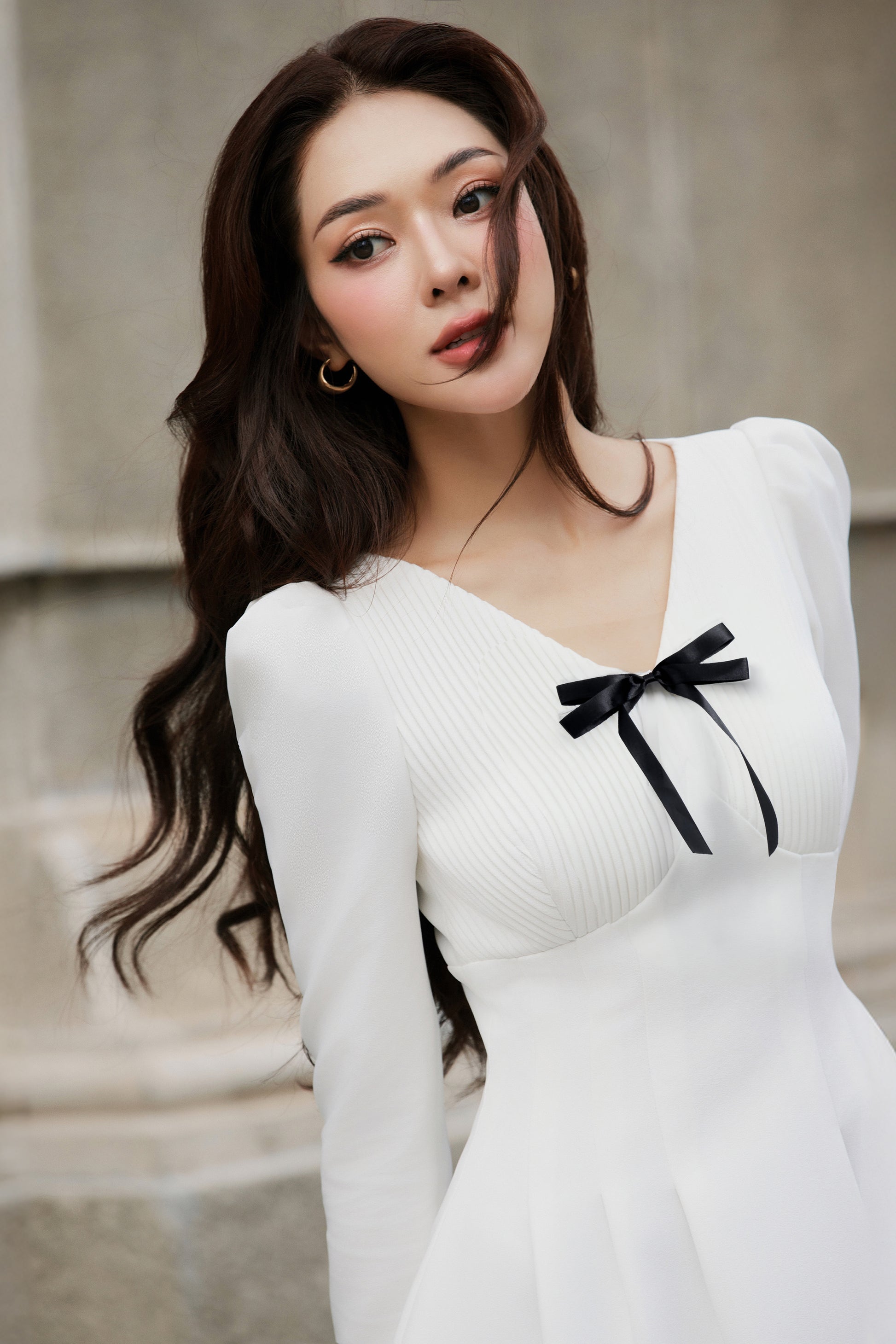 WHITE PICCIE DRESS - 7