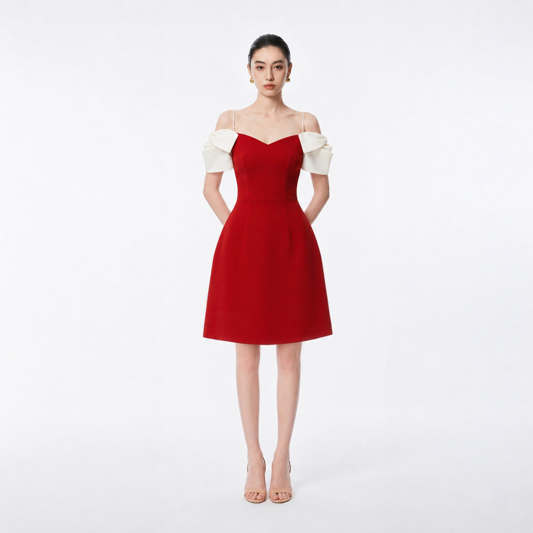RED ABBY DRESS - 1