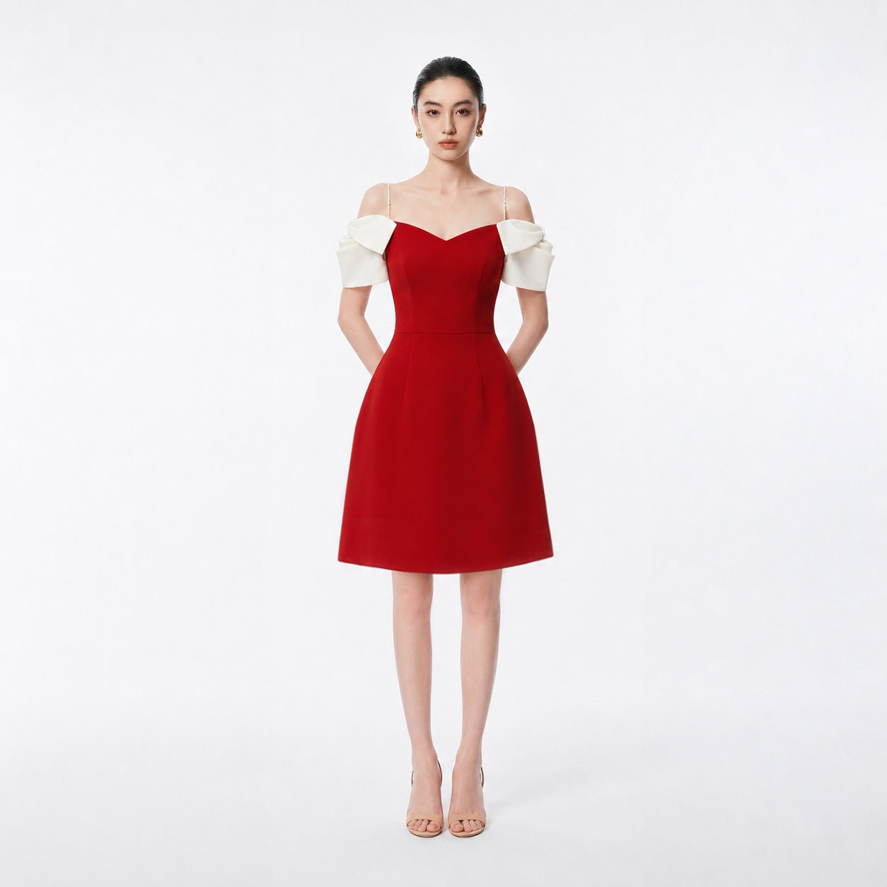 RED ABBY DRESS - 1