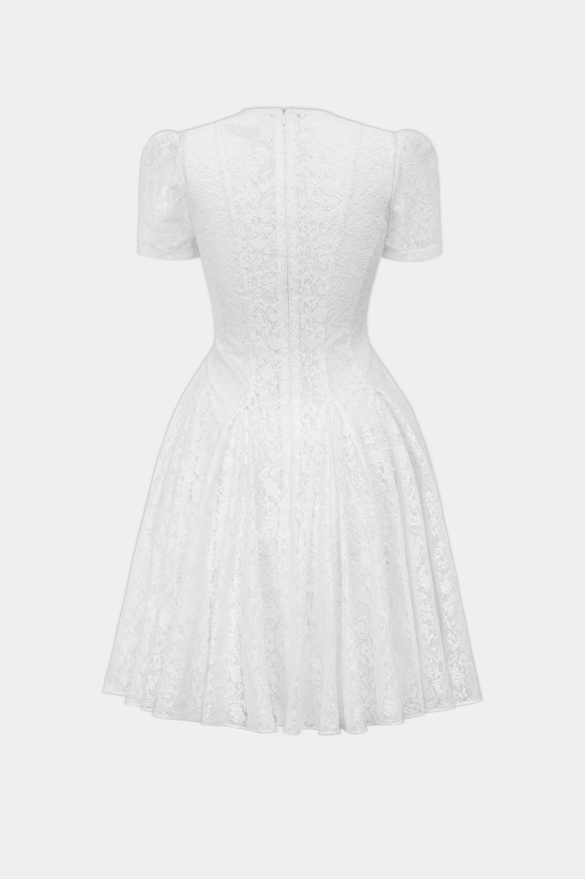 WHITE KAMEN DRESS - 5