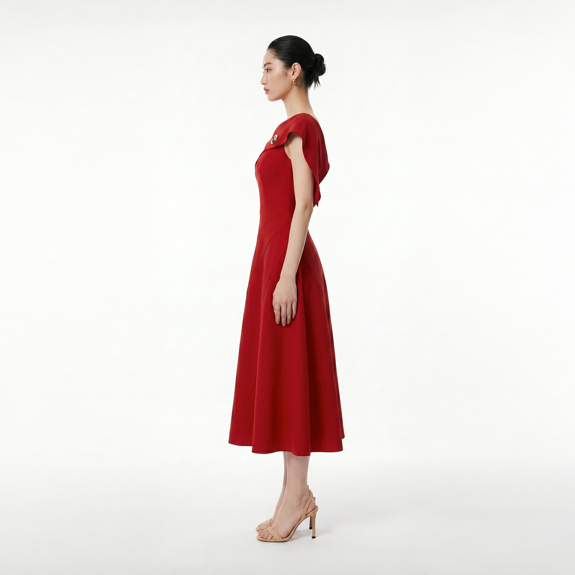 RED ESTHER DRESS - 2