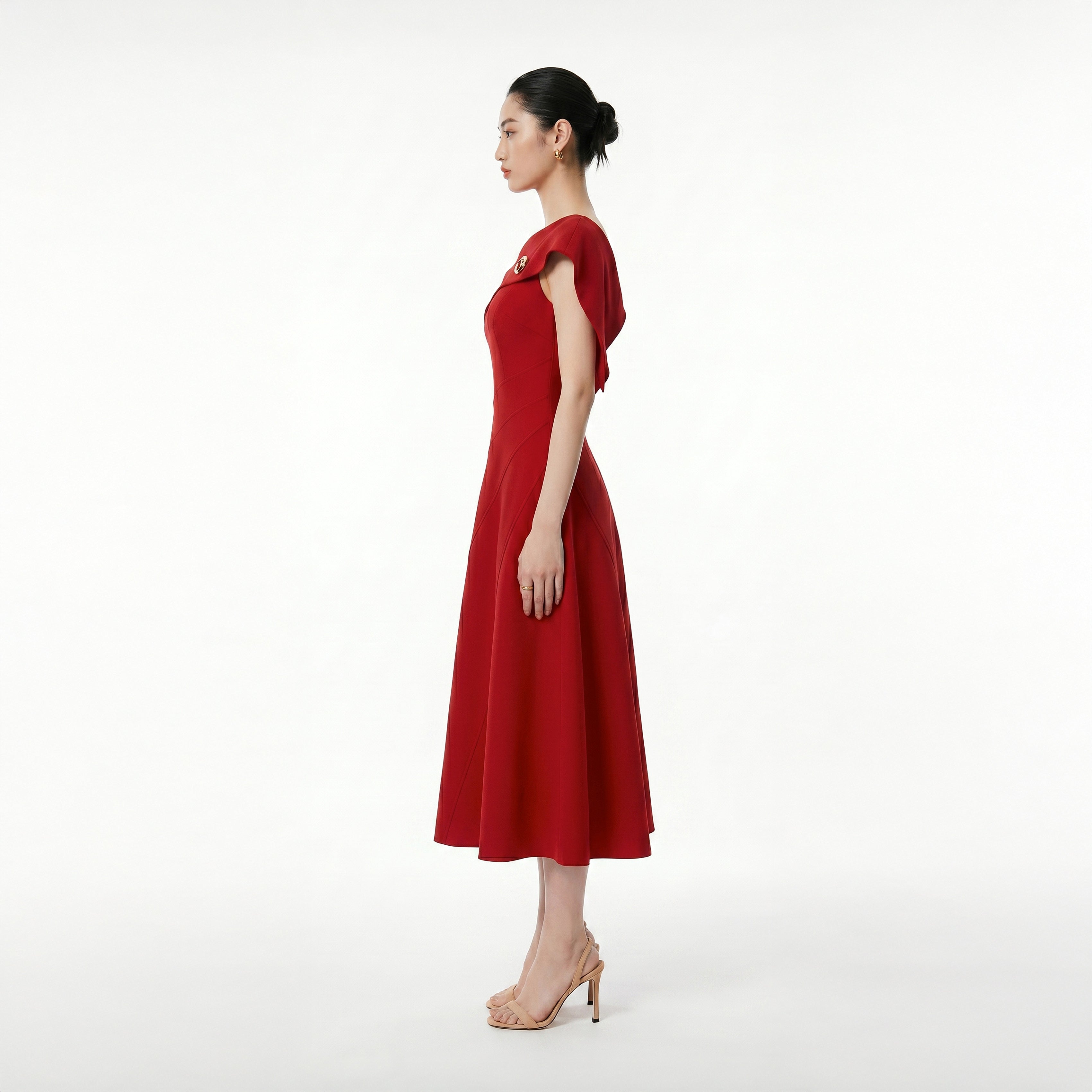 RED ESTHER DRESS - 2