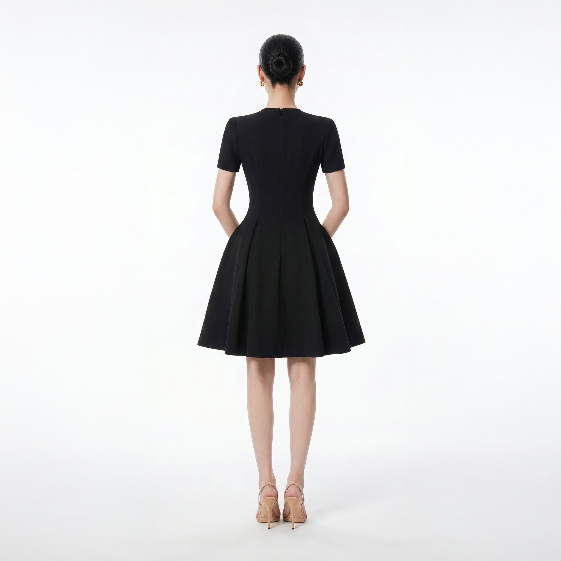 BLACK ALVA DRESS - 3