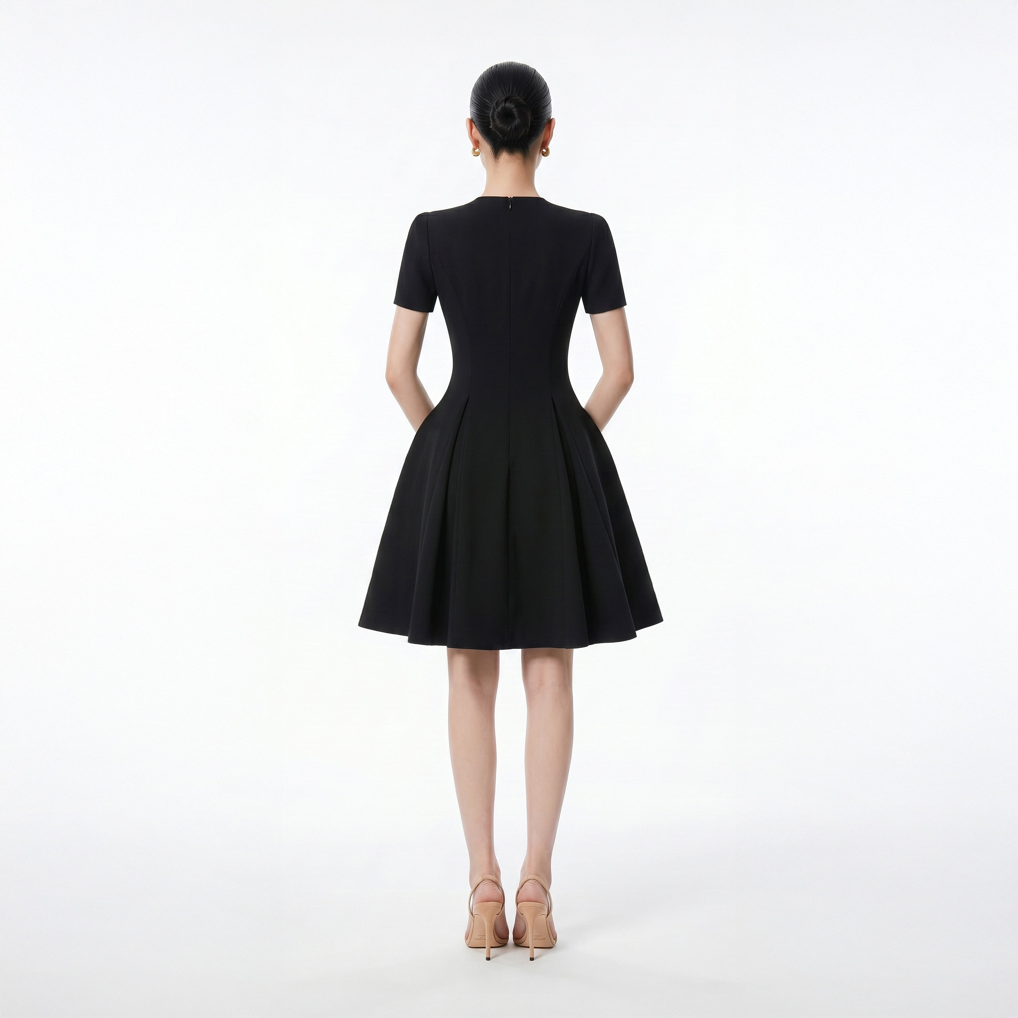 BLACK ALVA DRESS - 3