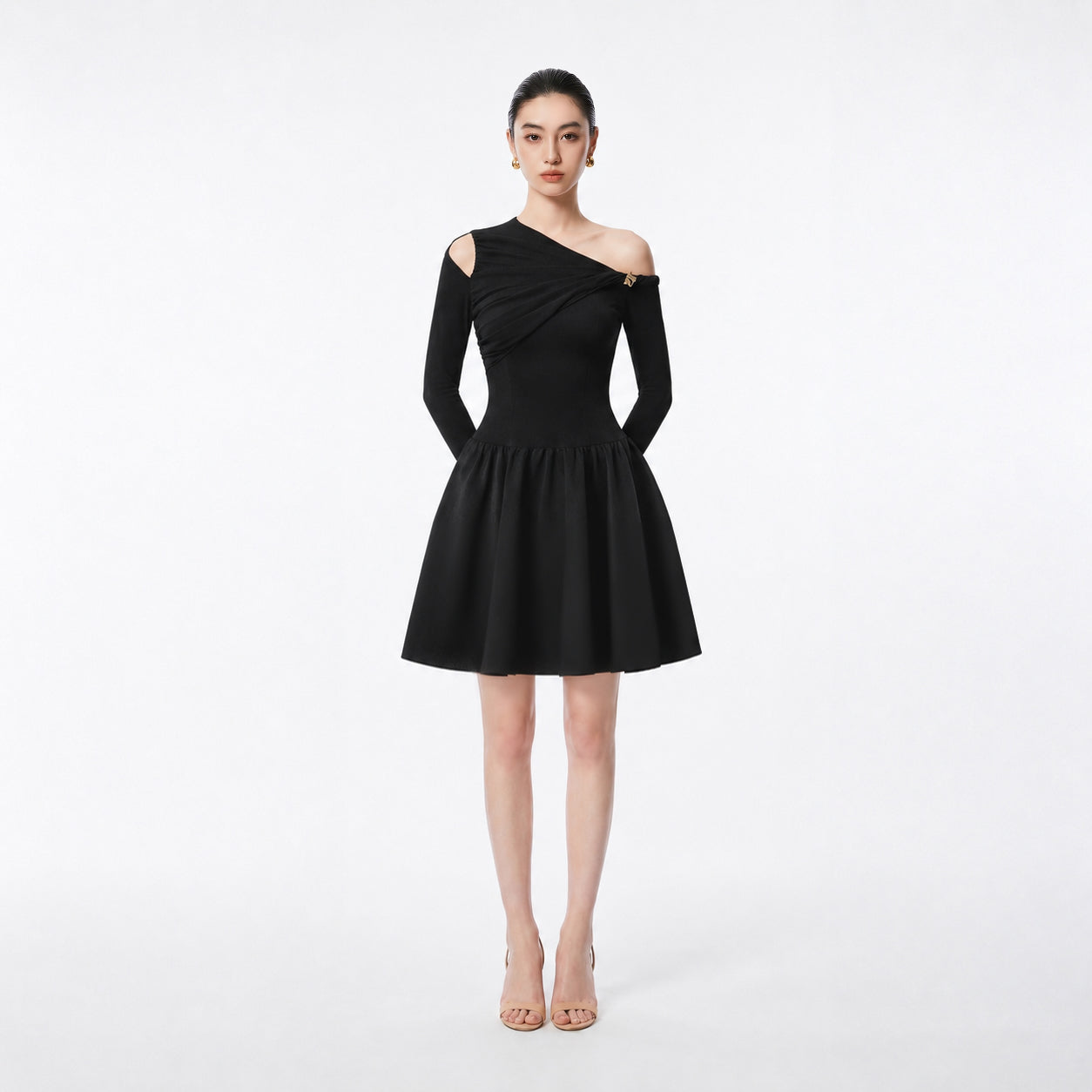 BLACK LIBRA DRESS - 1