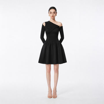 BLACK LIBRA DRESS - 1