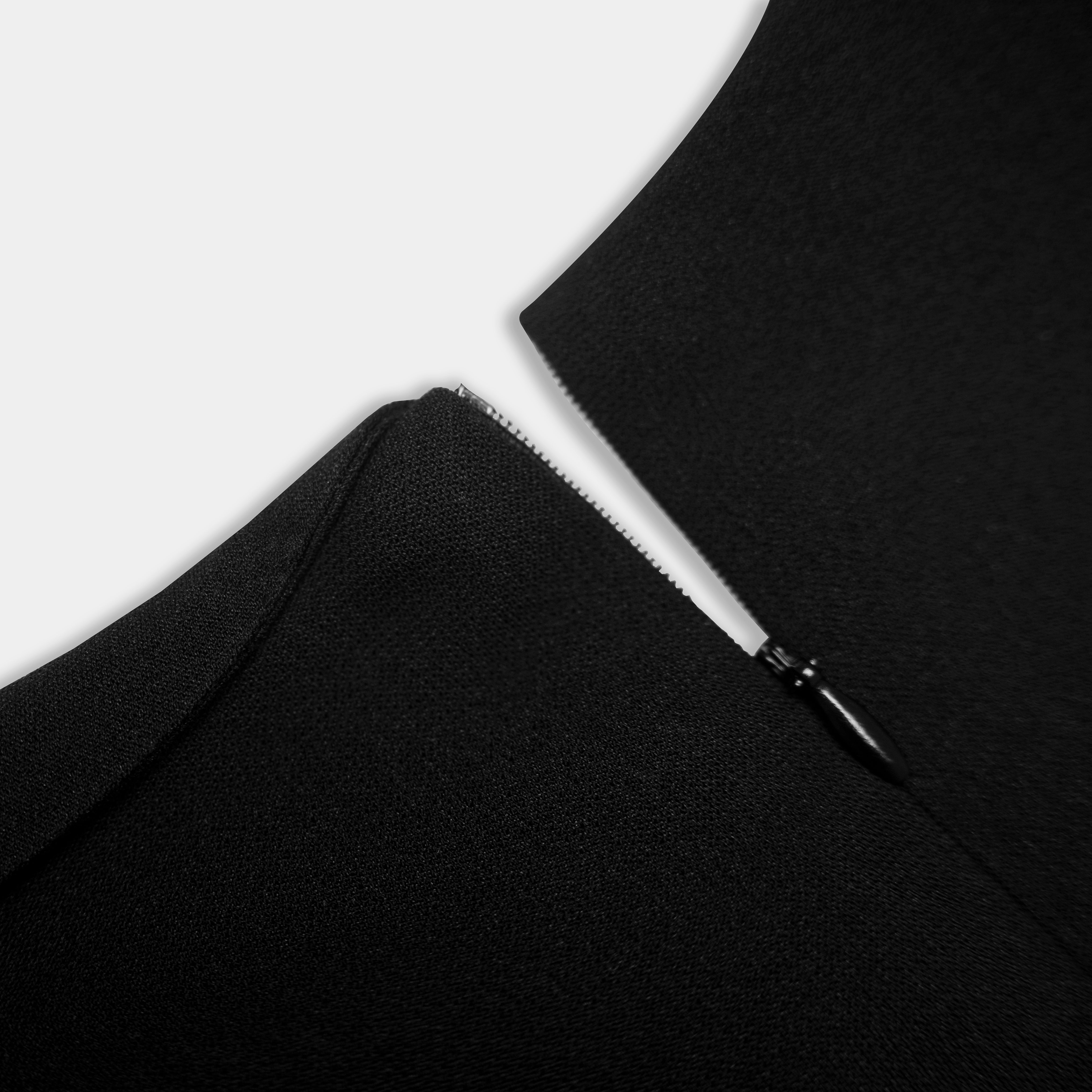BLACK ALVA DRESS - 6