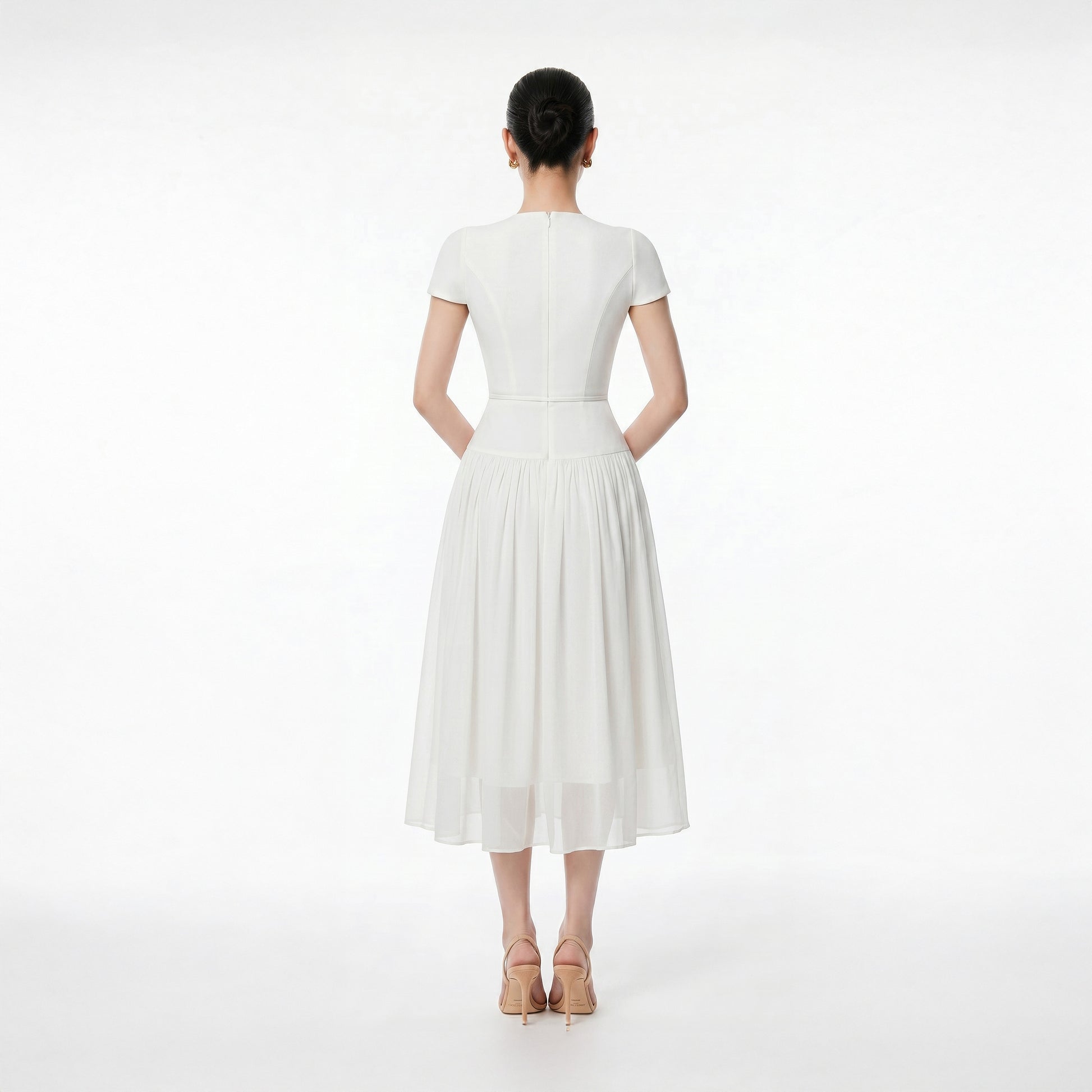 WHITE WENDY DRESS - 3