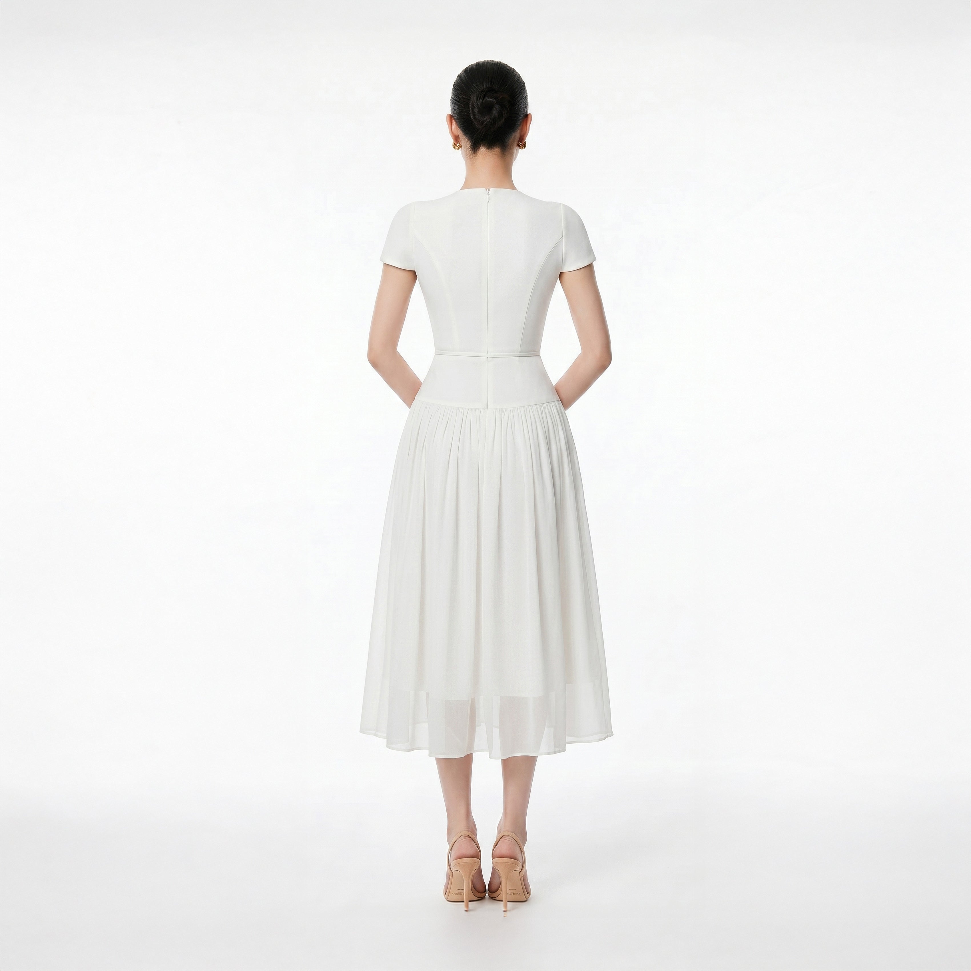 WHITE WENDY DRESS - 3
