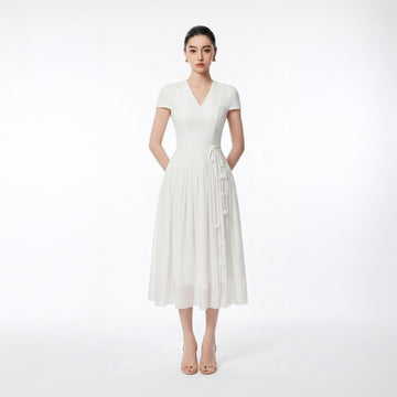WHITE WENDY DRESS - 1