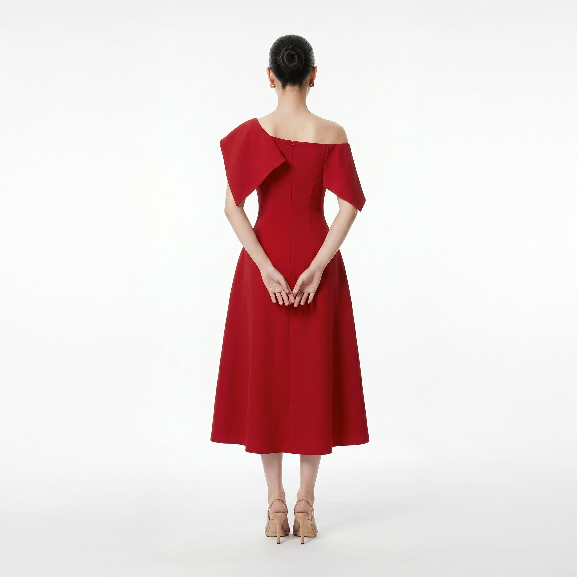 RED ESTHER DRESS - 3