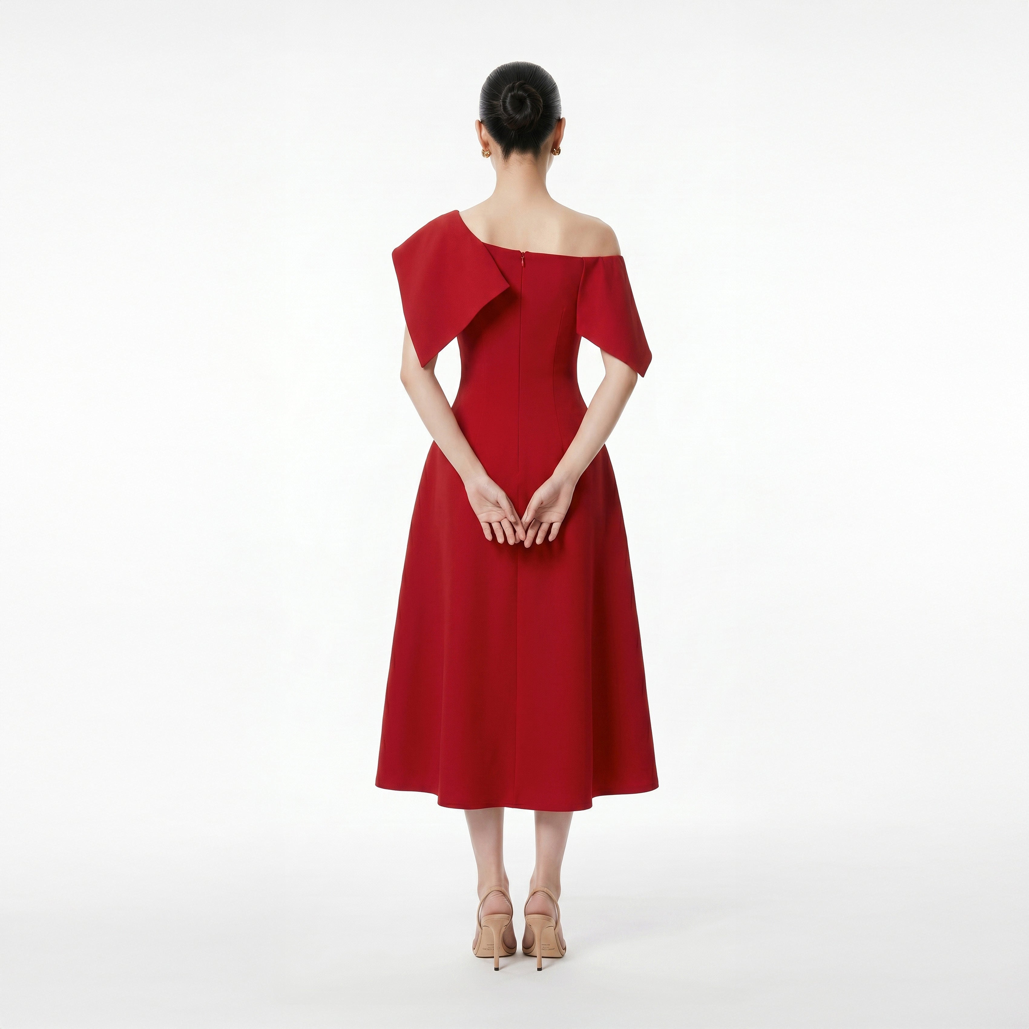RED ESTHER DRESS - 3