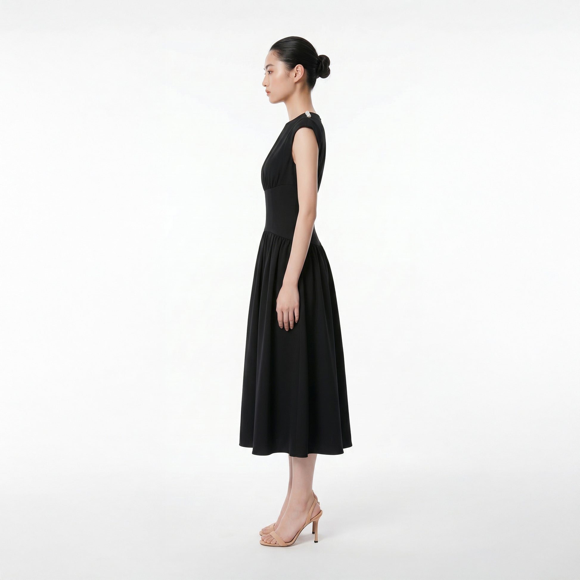 BLACK NILA DRESS - 3