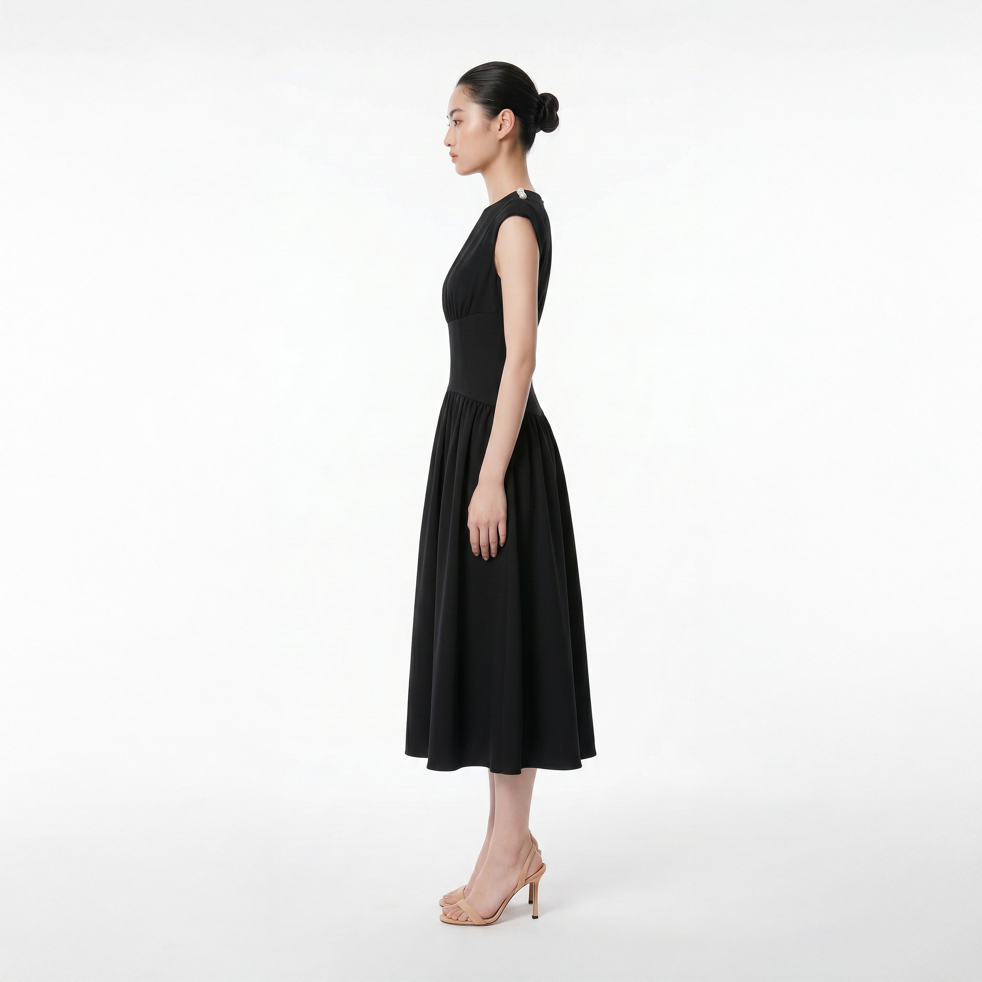 BLACK NILA DRESS - 3