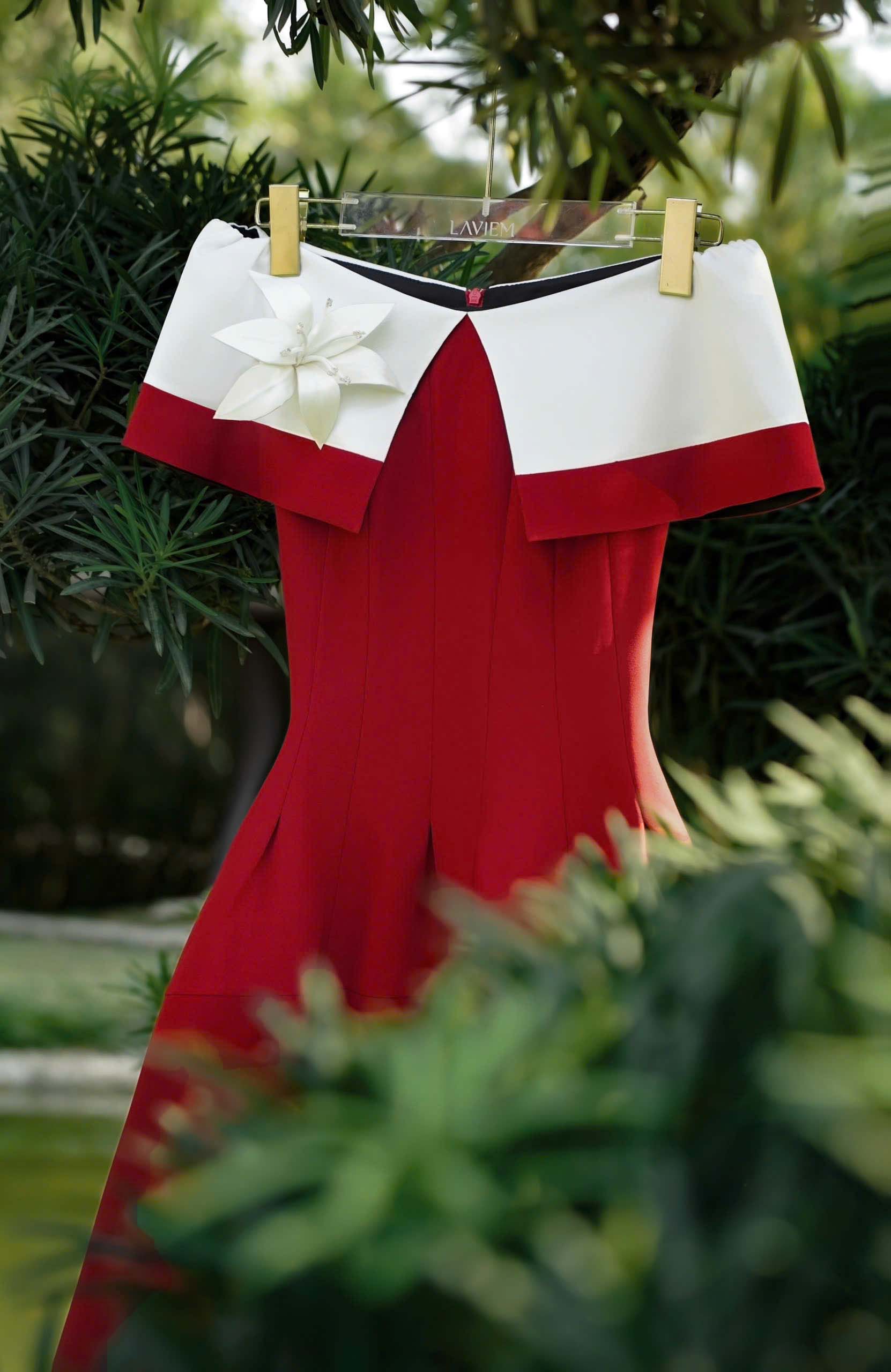 RED TESSA DRESS - 8