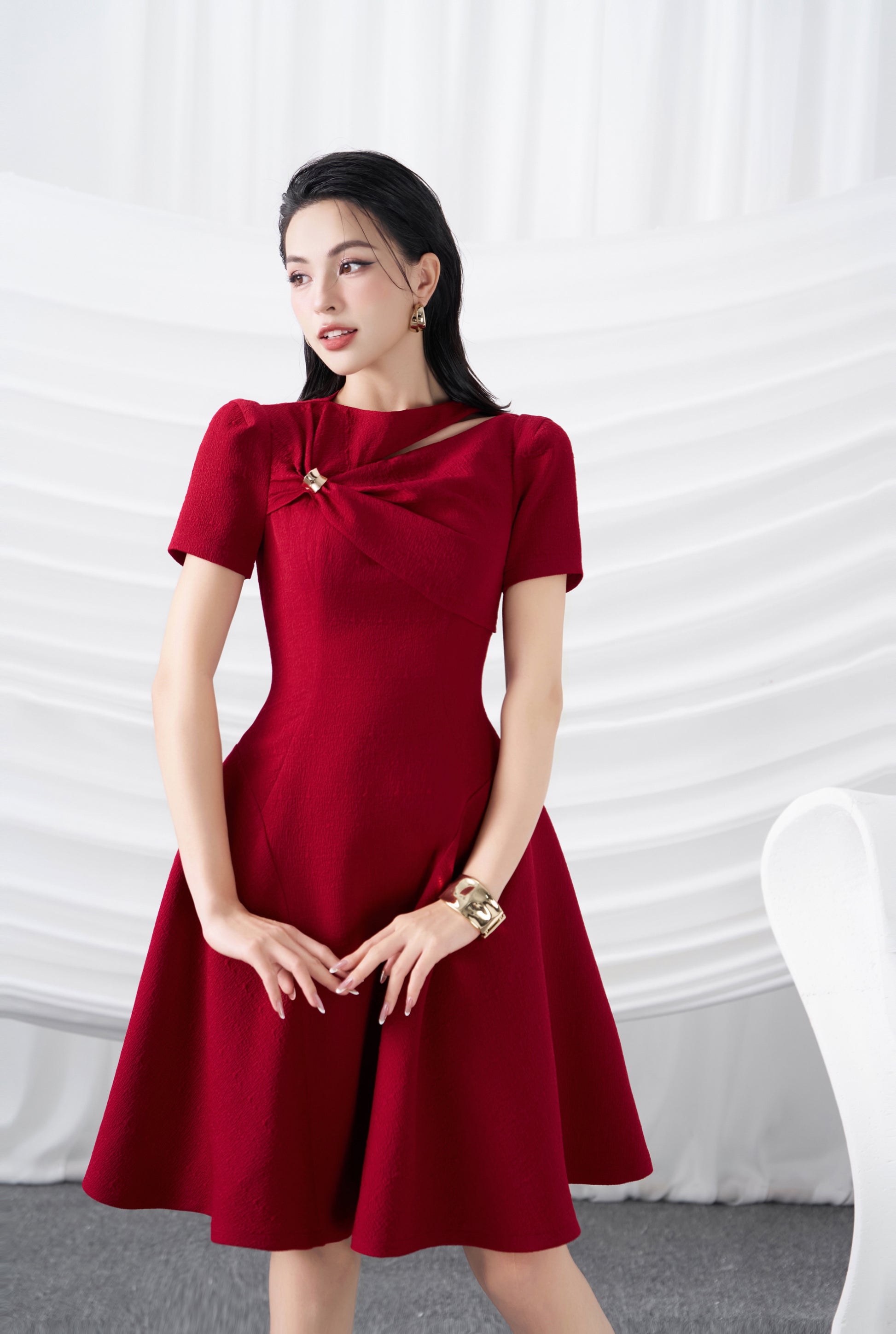 Red Miyu Dress - 3