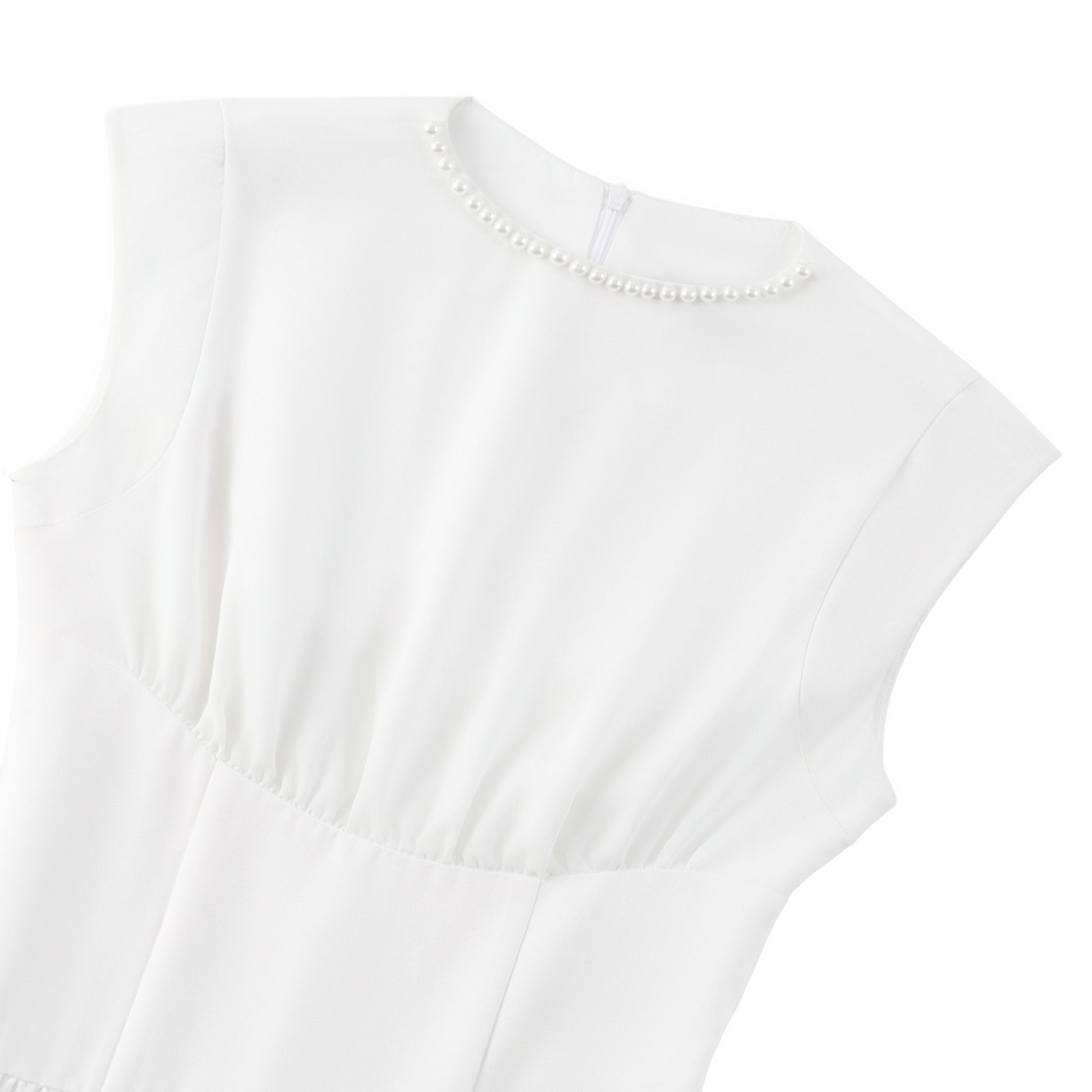 WHITE NILA DRESS - 4