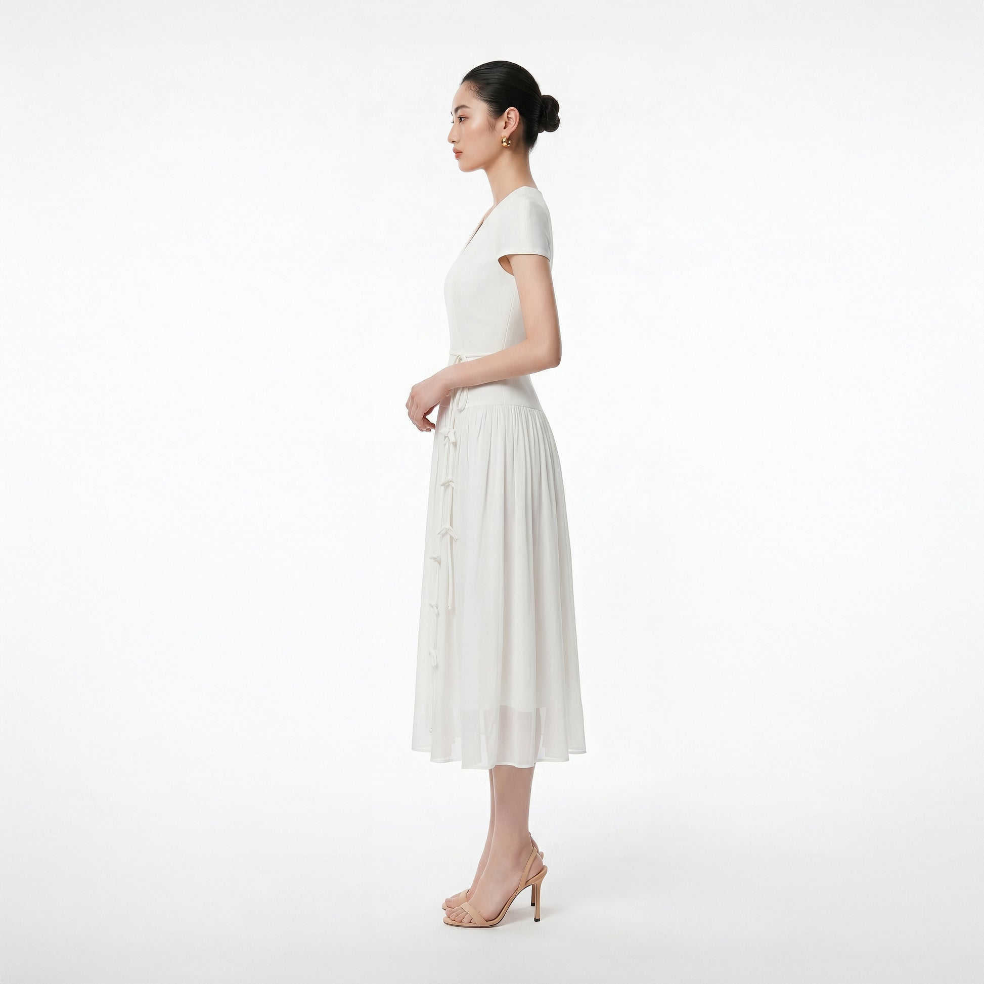 WHITE WENDY DRESS - 2