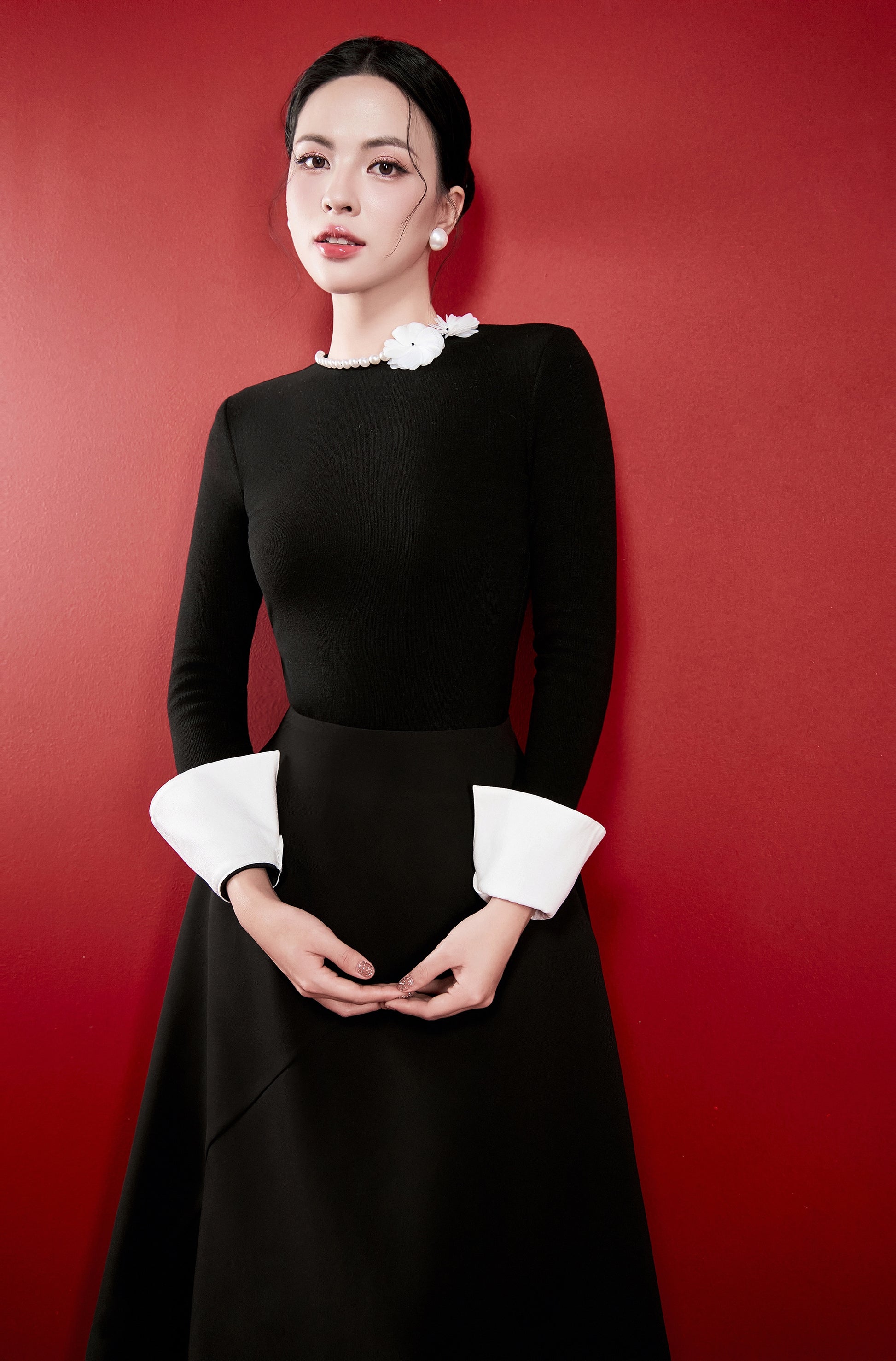 BLACK CLEO TOP - 8