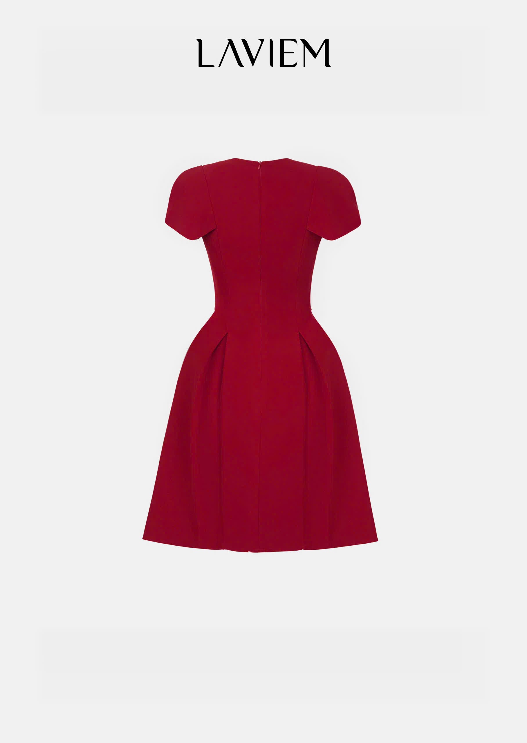 RED JACKIE DRESS - 3